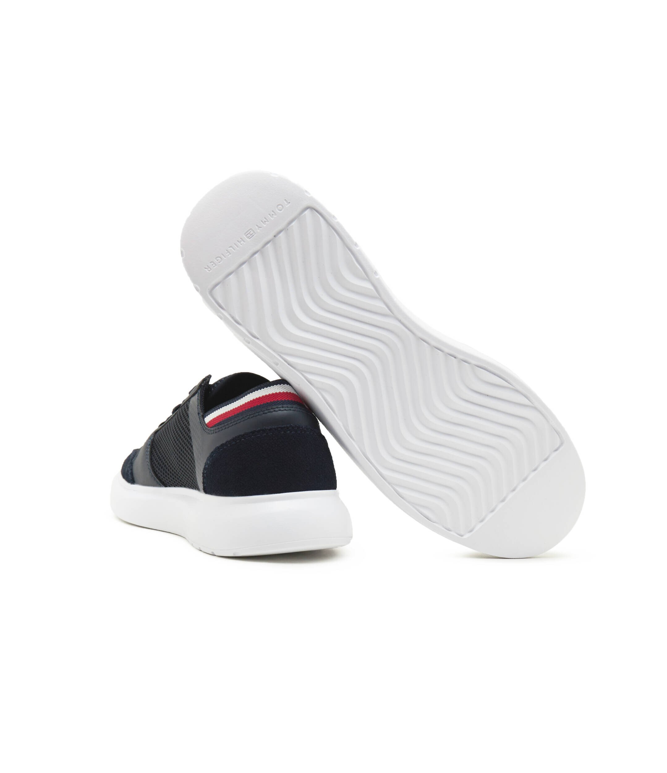 Tommy Hilfiger Sneakers cu adaos de piele