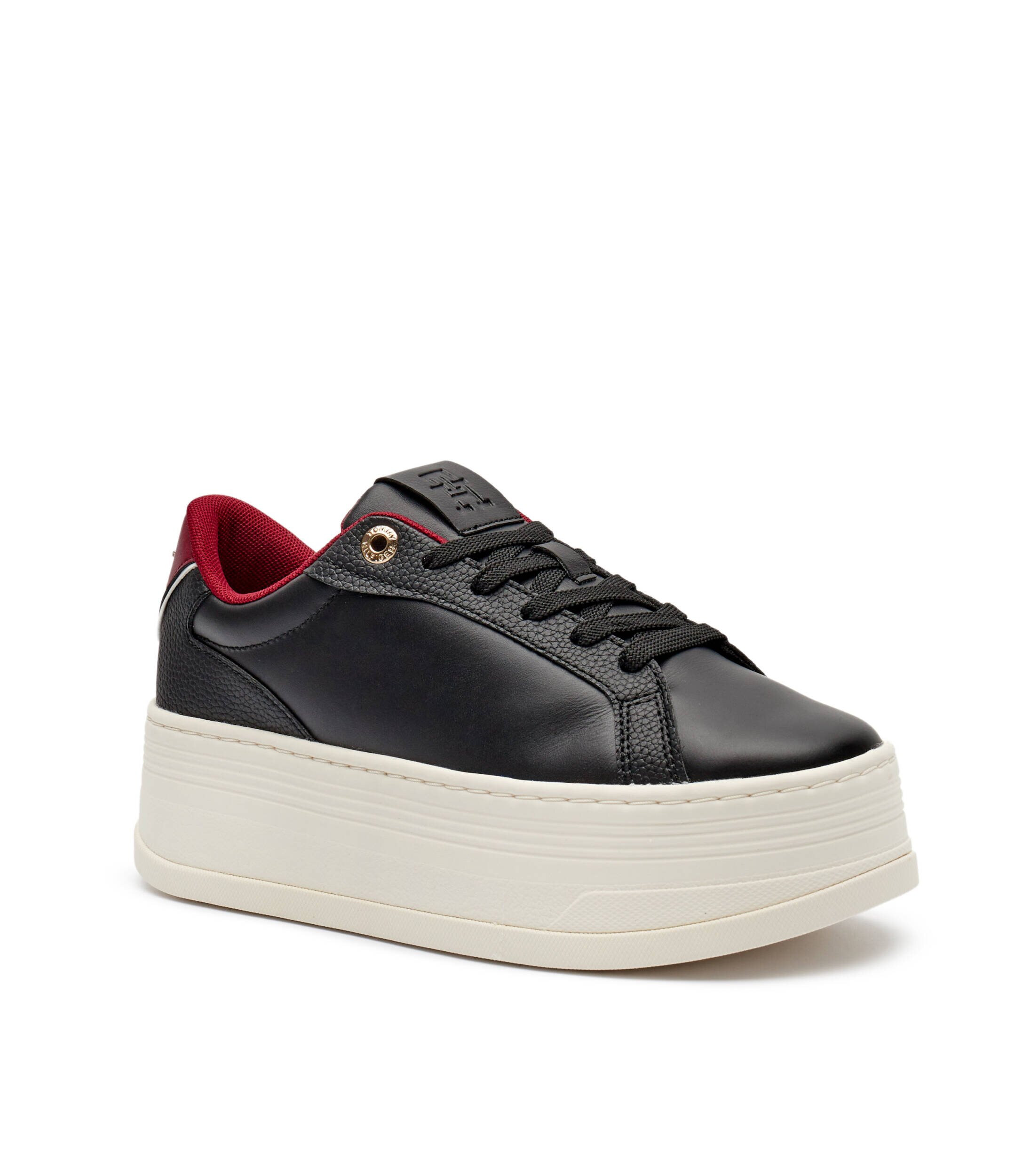 Tommy Hilfiger Sneakers cu adaos de piele