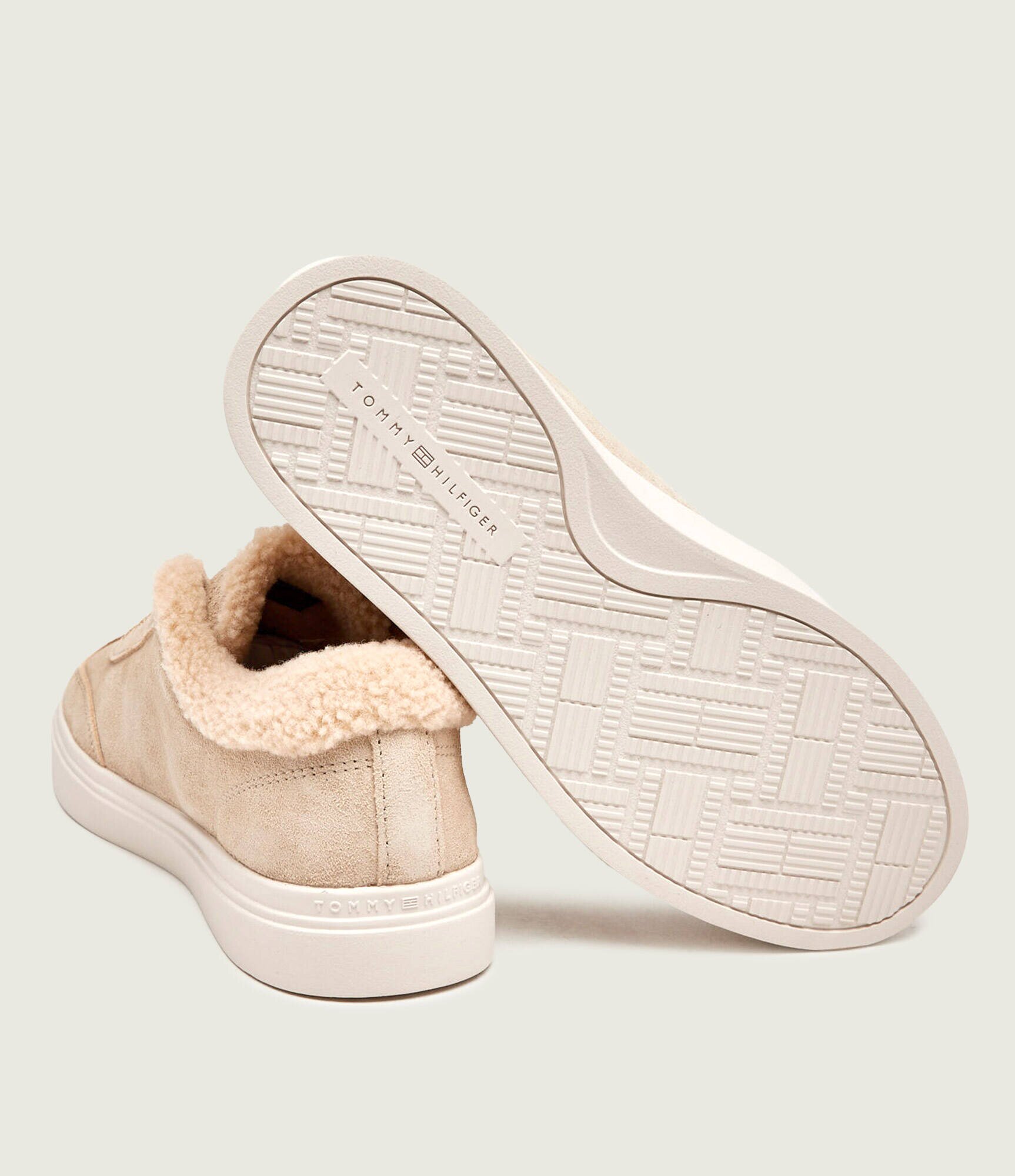 Tommy Hilfiger Sneakers Cupsole | shearling | piele întoarsă