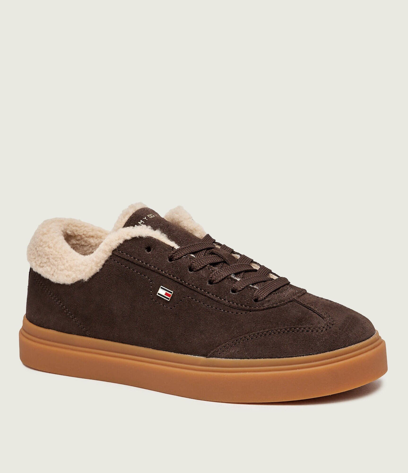 Tommy Hilfiger Sneakers Cupsole | shearling | piele întoarsă