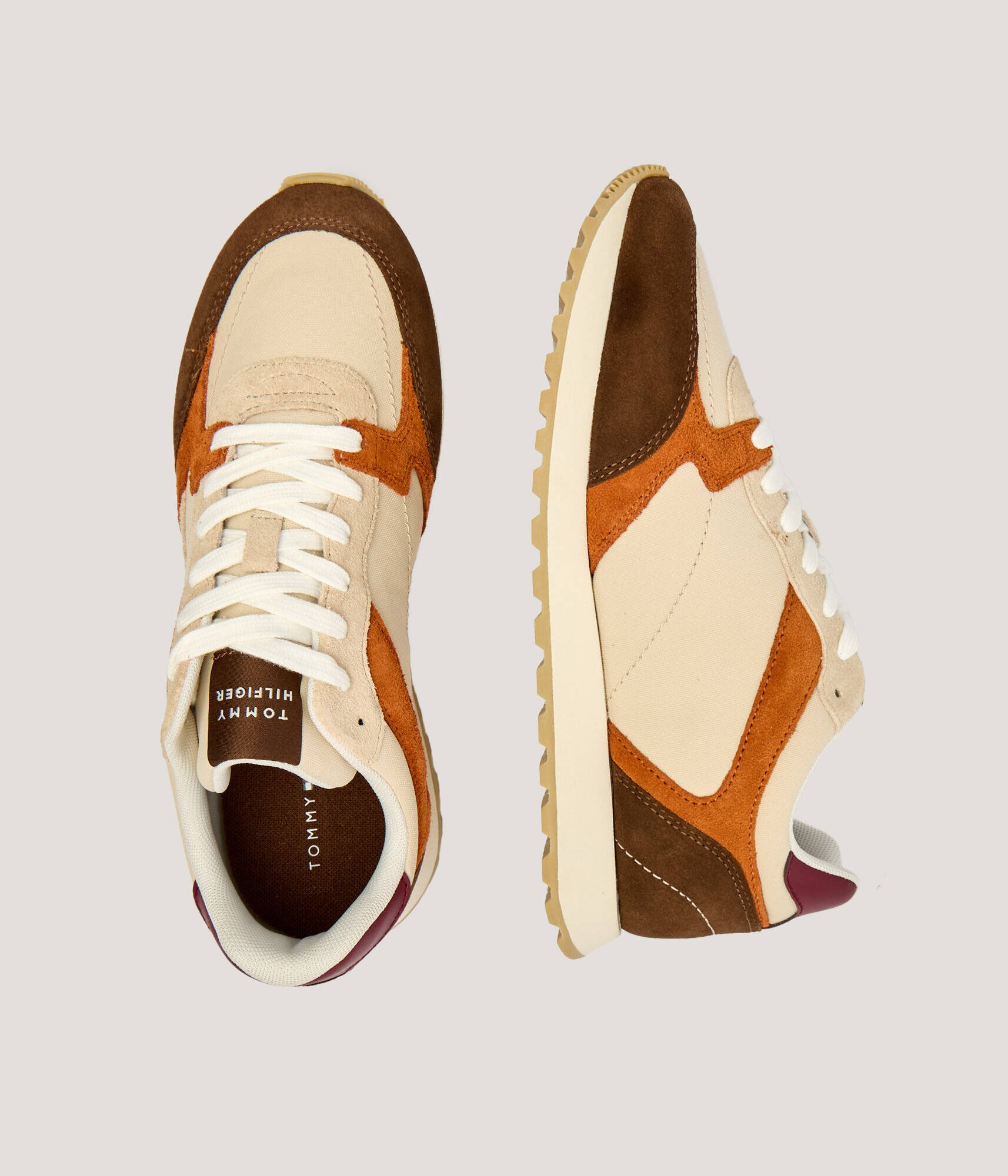 Tommy Hilfiger Sneakers New Runner | piele întoarsă