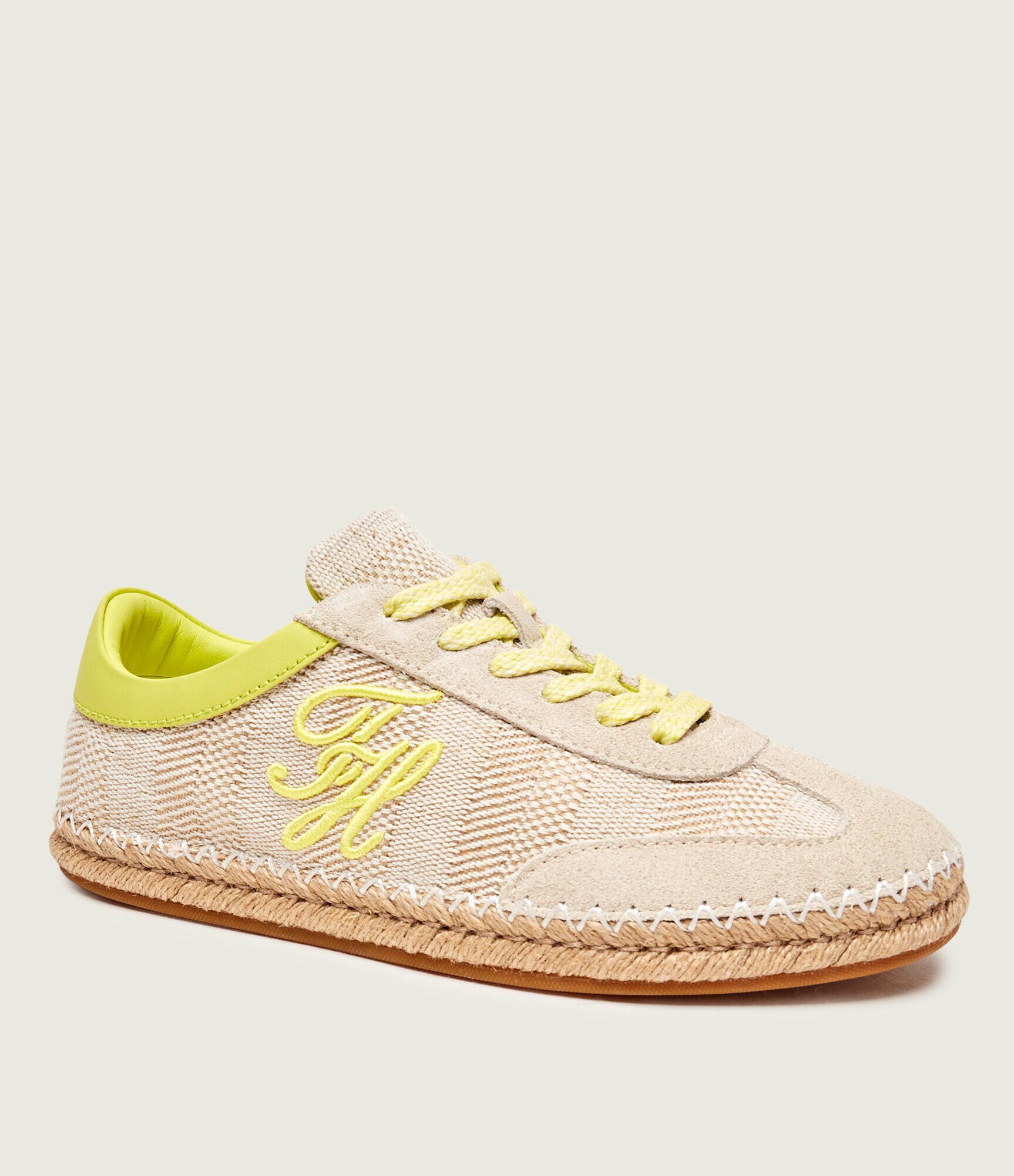 Tommy Hilfiger Sneakers | piele întoarsă | cu adaos de in