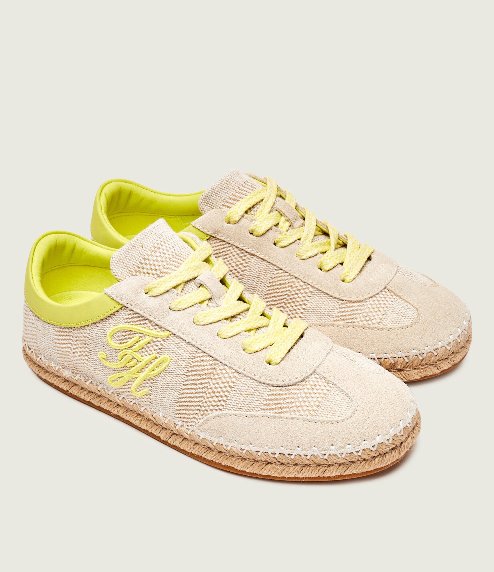 Tommy Hilfiger Sneakers | piele întoarsă | cu adaos de in