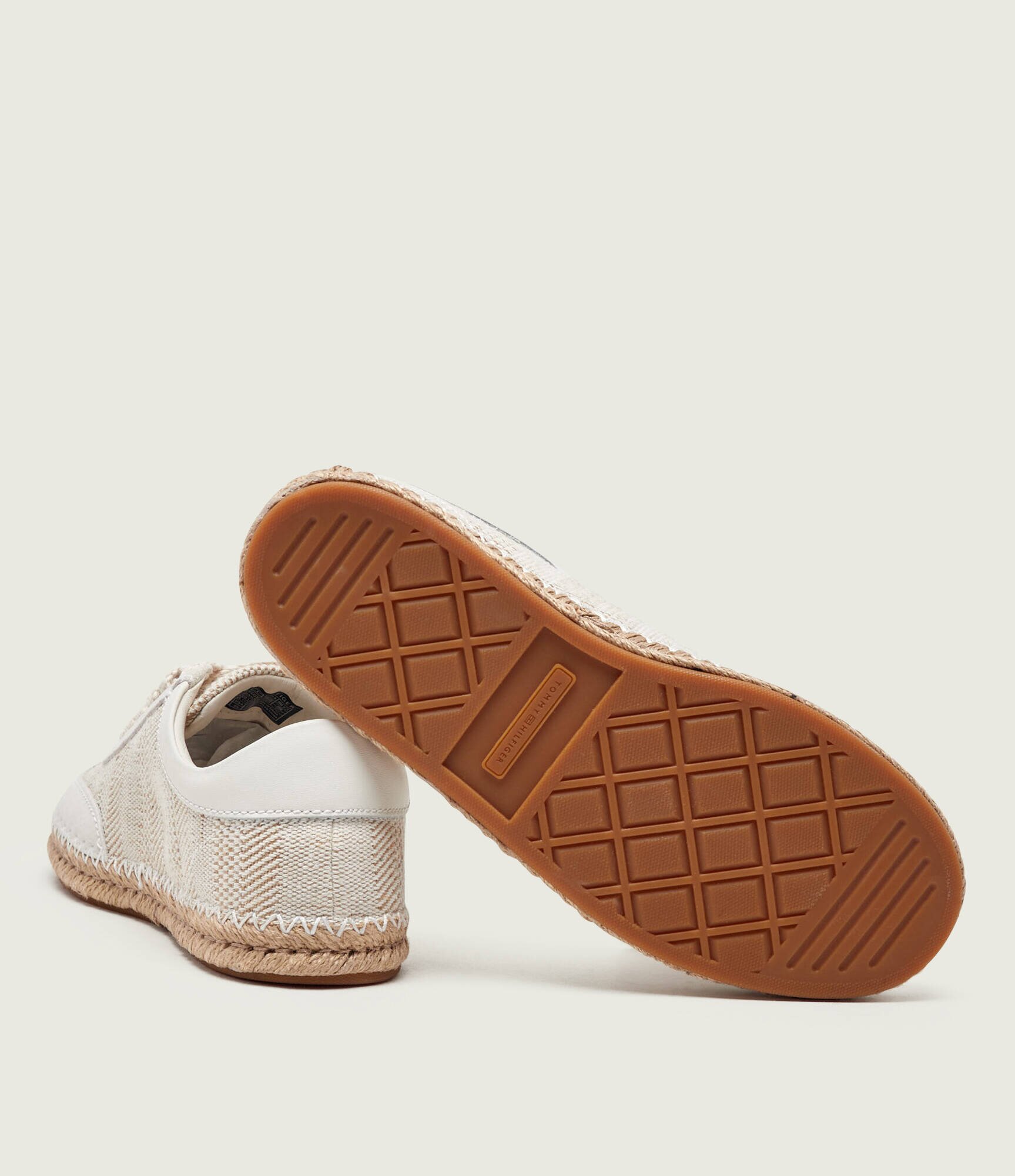 Tommy Hilfiger Sneakers | piele întoarsă | cu adaos de in