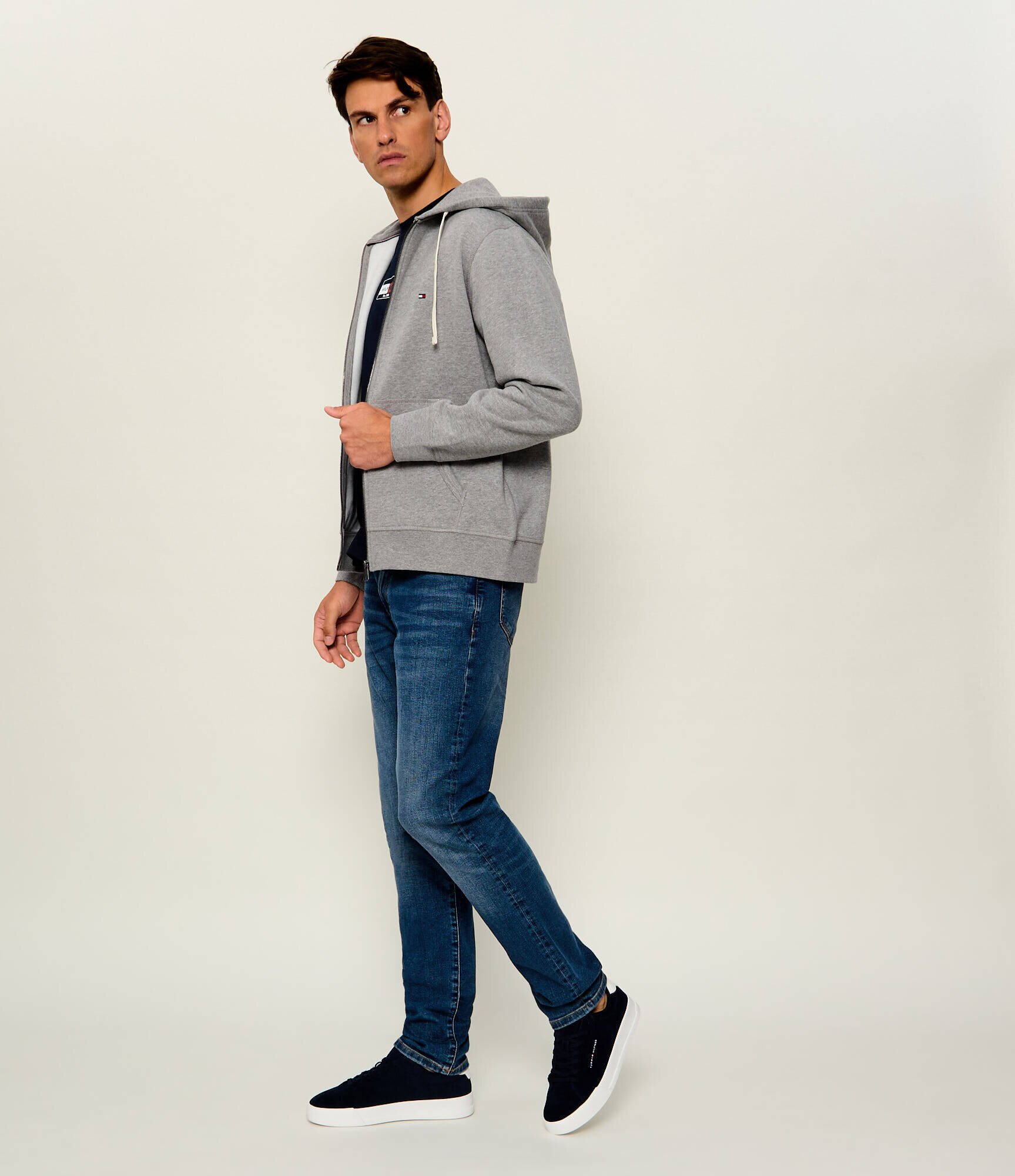 Tommy Hilfiger Sneakers TH Court Core | piele întoarsă