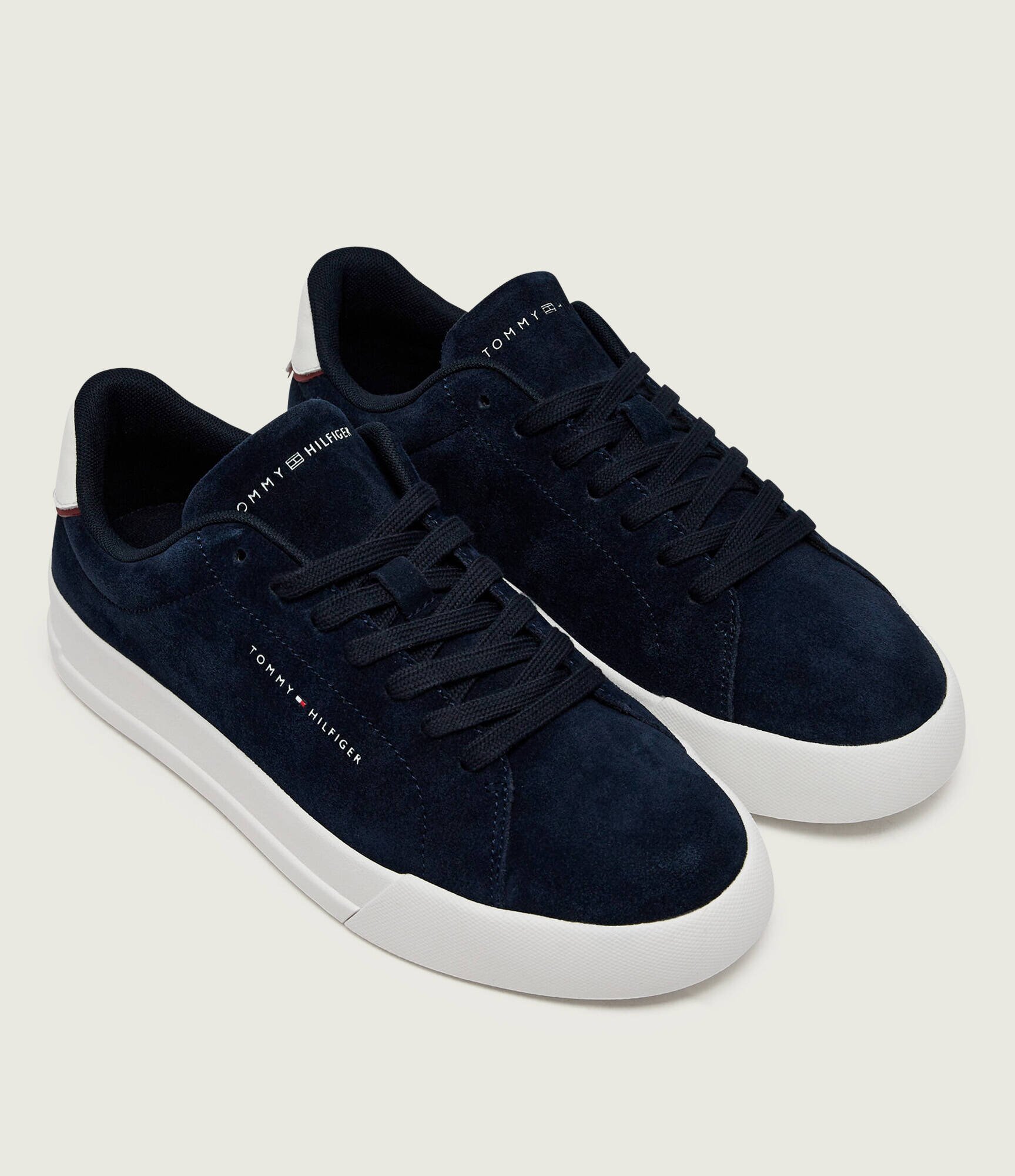 Tommy Hilfiger Sneakers TH Court Core | piele întoarsă