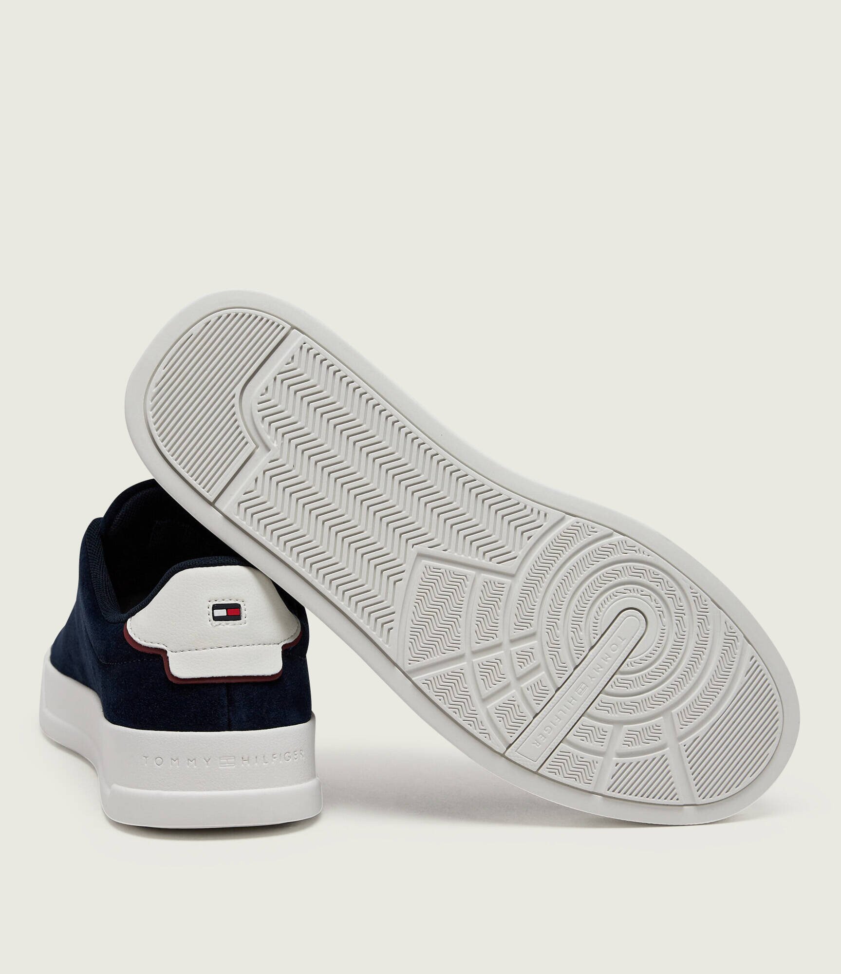 Tommy Hilfiger Sneakers TH Court Core | piele întoarsă