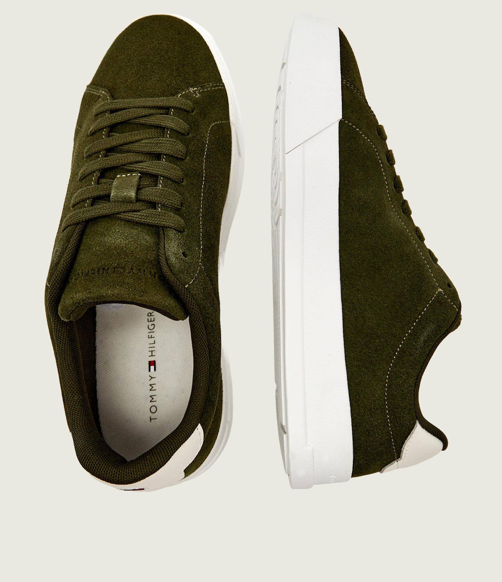 Tommy Hilfiger Sneakers TH COURT CORE | piele întoarsă
