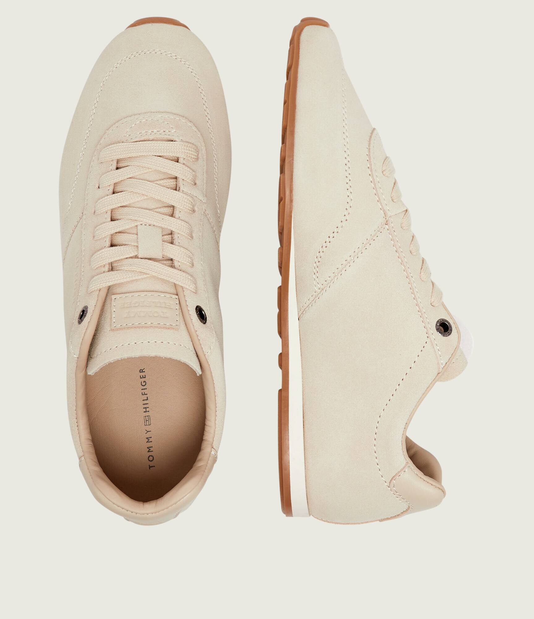 Tommy Hilfiger Sneakers TH LORUN ICON | piele întoarsă