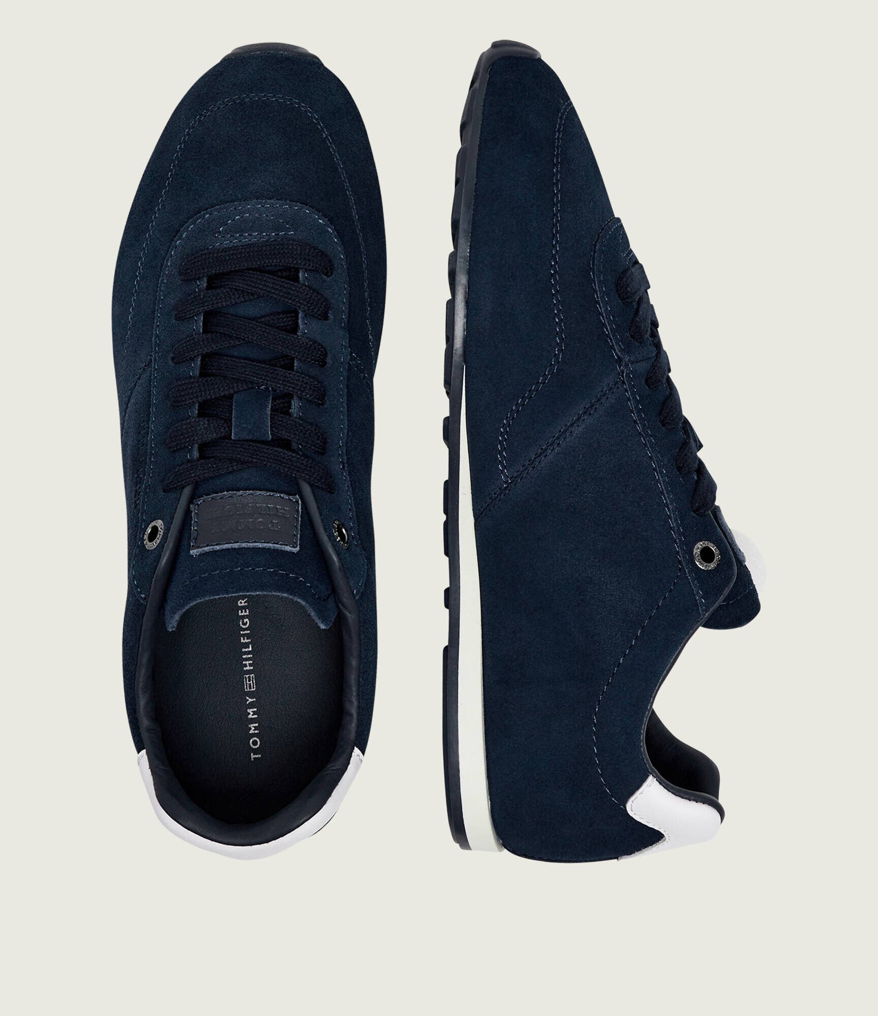 Tommy Hilfiger Sneakers TH LORUN ICON | piele întoarsă