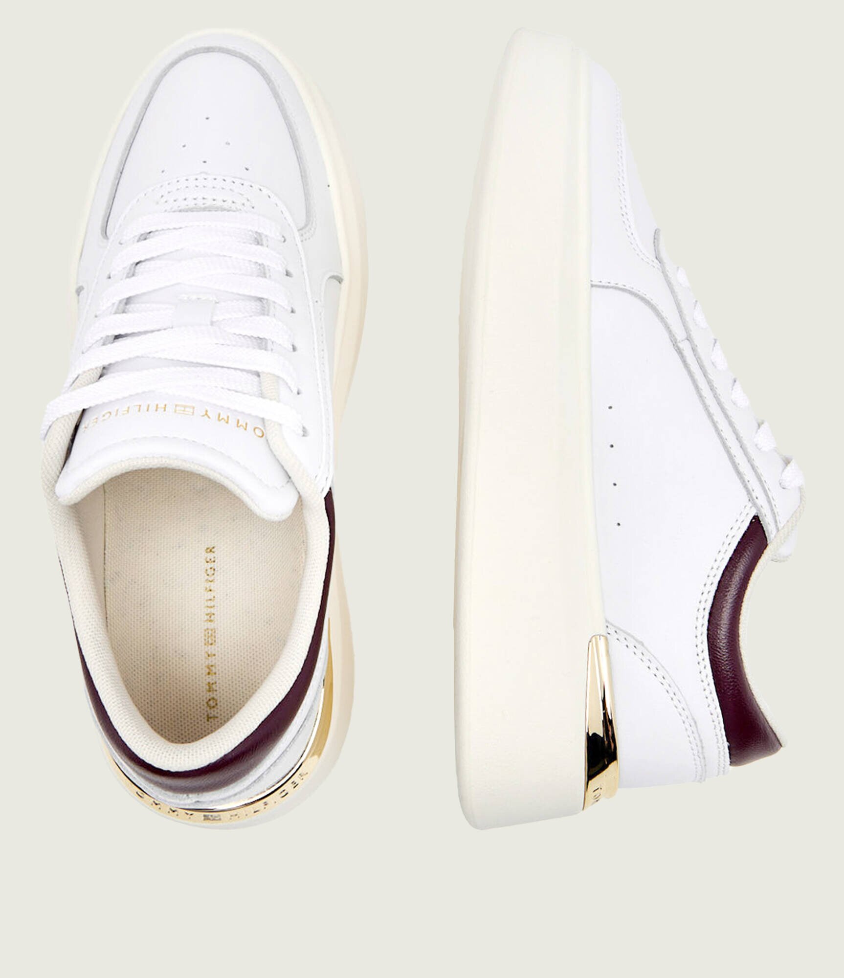 Tommy Hilfiger Teniși din piele
