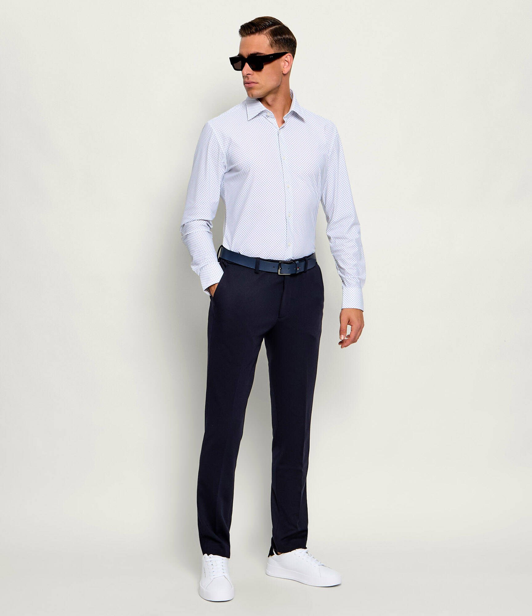 Tommy Hilfiger Teniși din piele