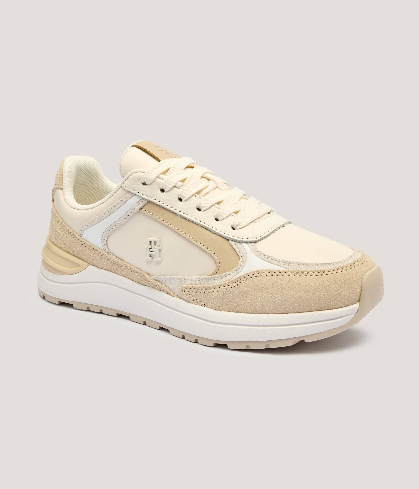 Tommy Hilfiger Teniși din piele casual Fashion Runner | piele întoarsă