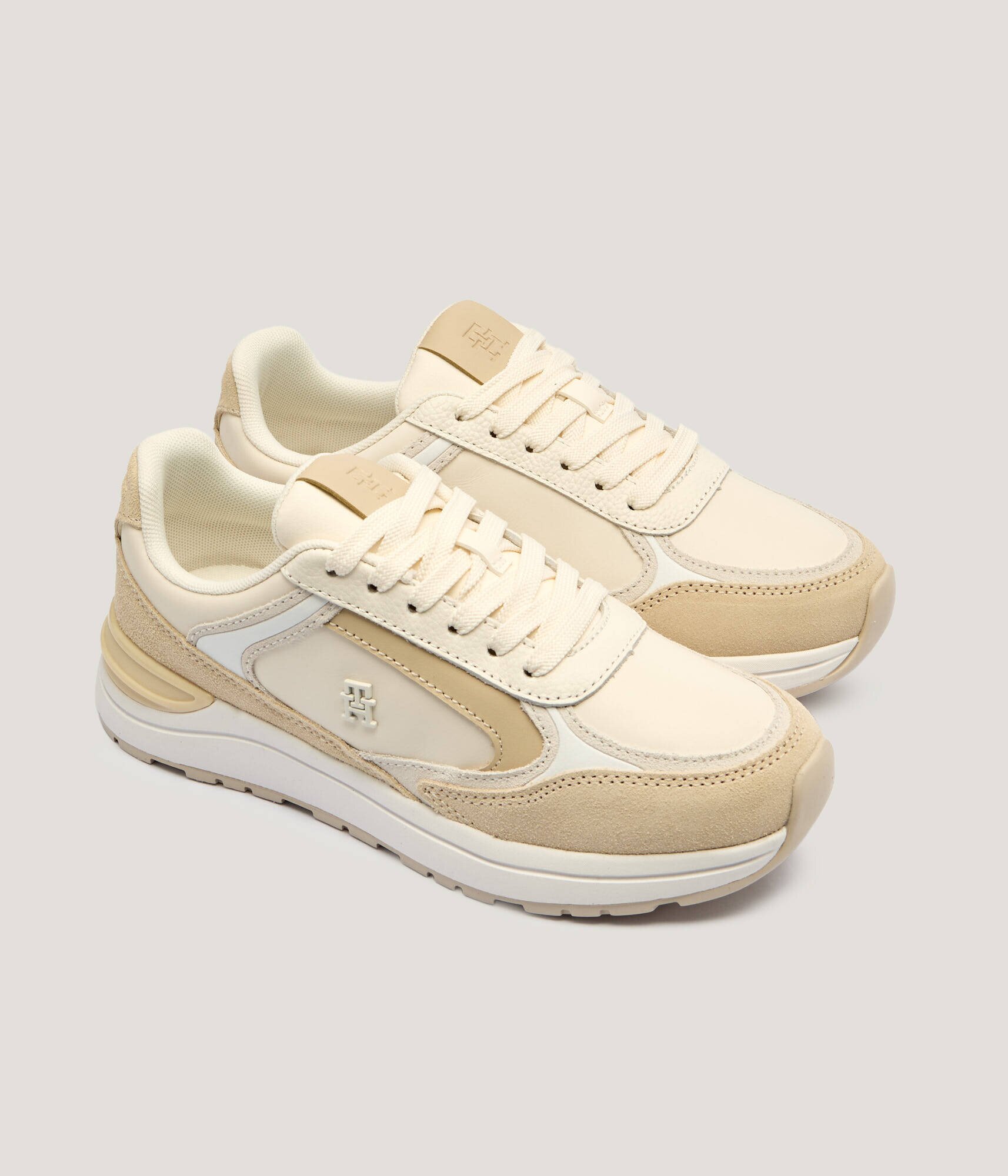 Tommy Hilfiger Teniși din piele casual Fashion Runner | piele întoarsă