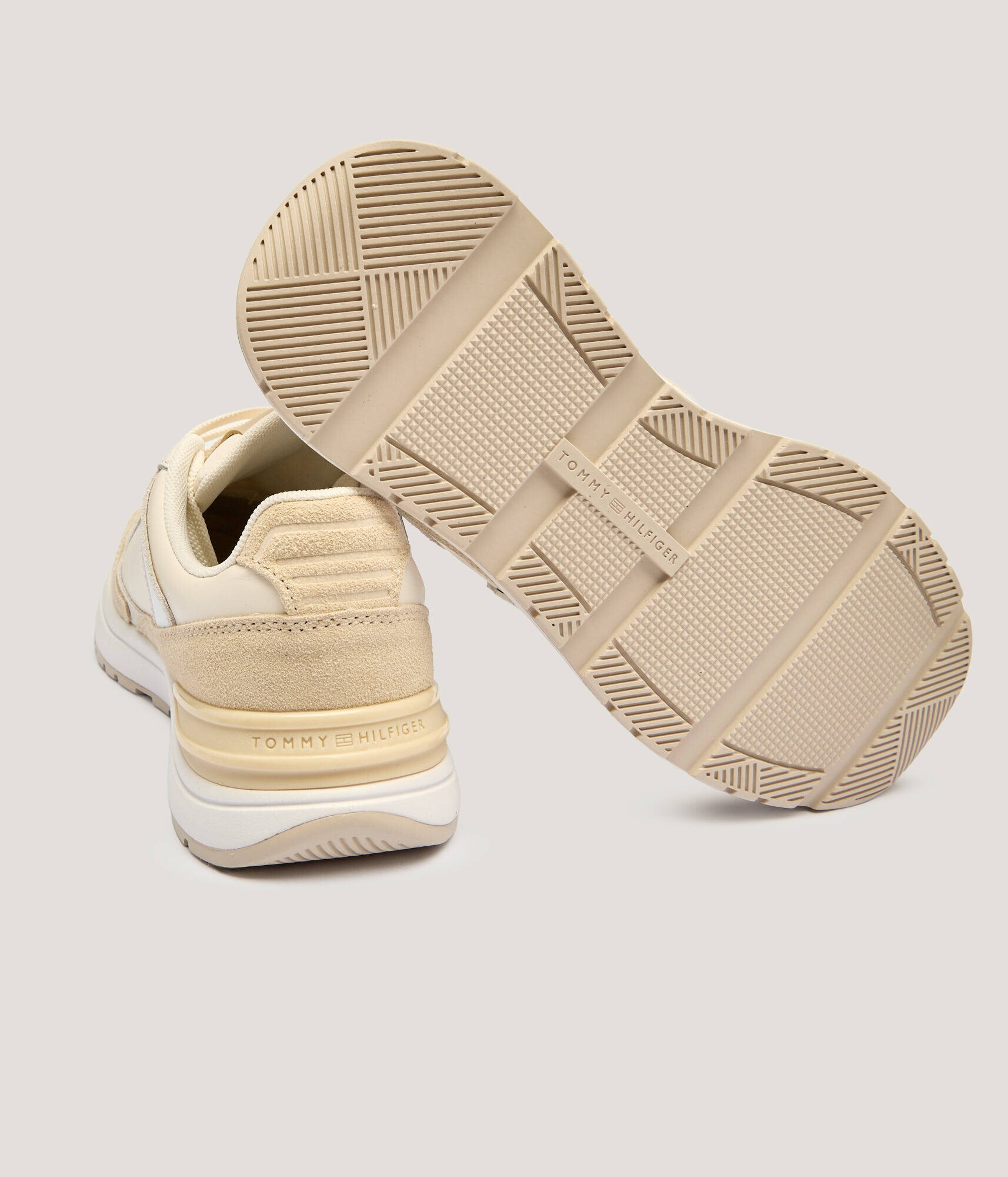 Tommy Hilfiger Teniși din piele casual Fashion Runner | piele întoarsă