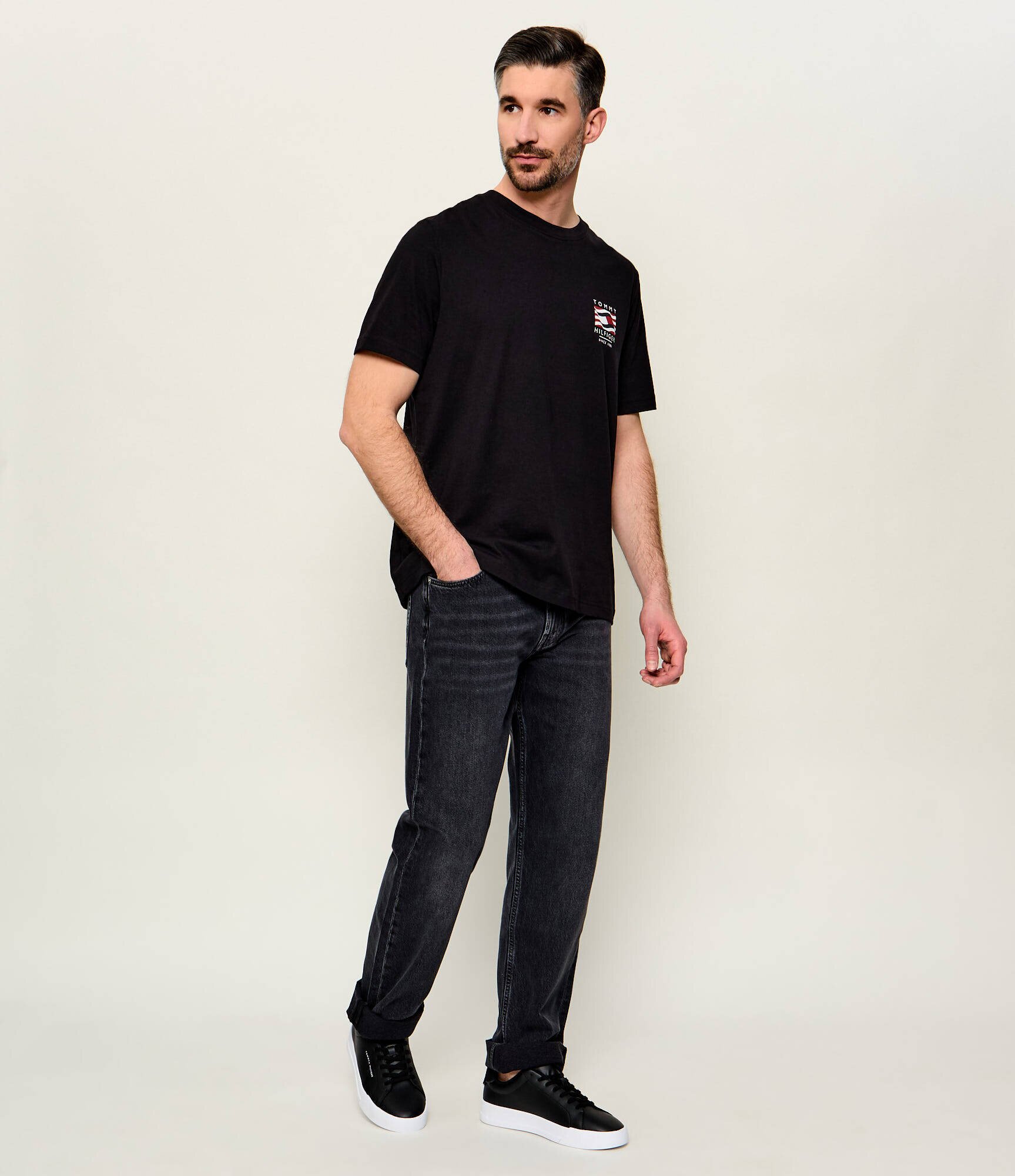 Tommy Hilfiger Teniși din piele Court Core | piele întoarsă