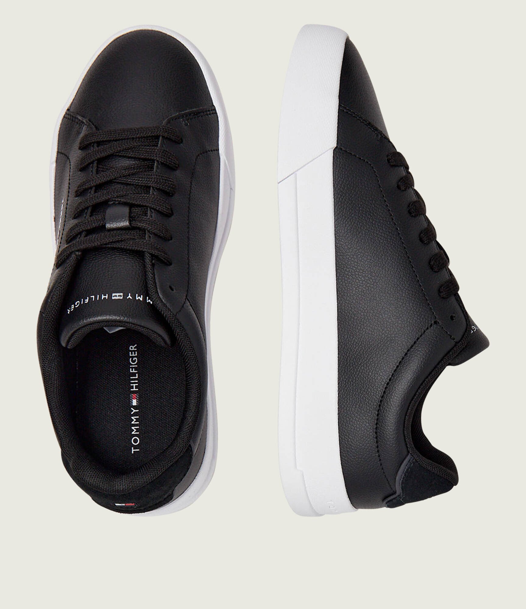 Tommy Hilfiger Teniși din piele Court Core | piele întoarsă