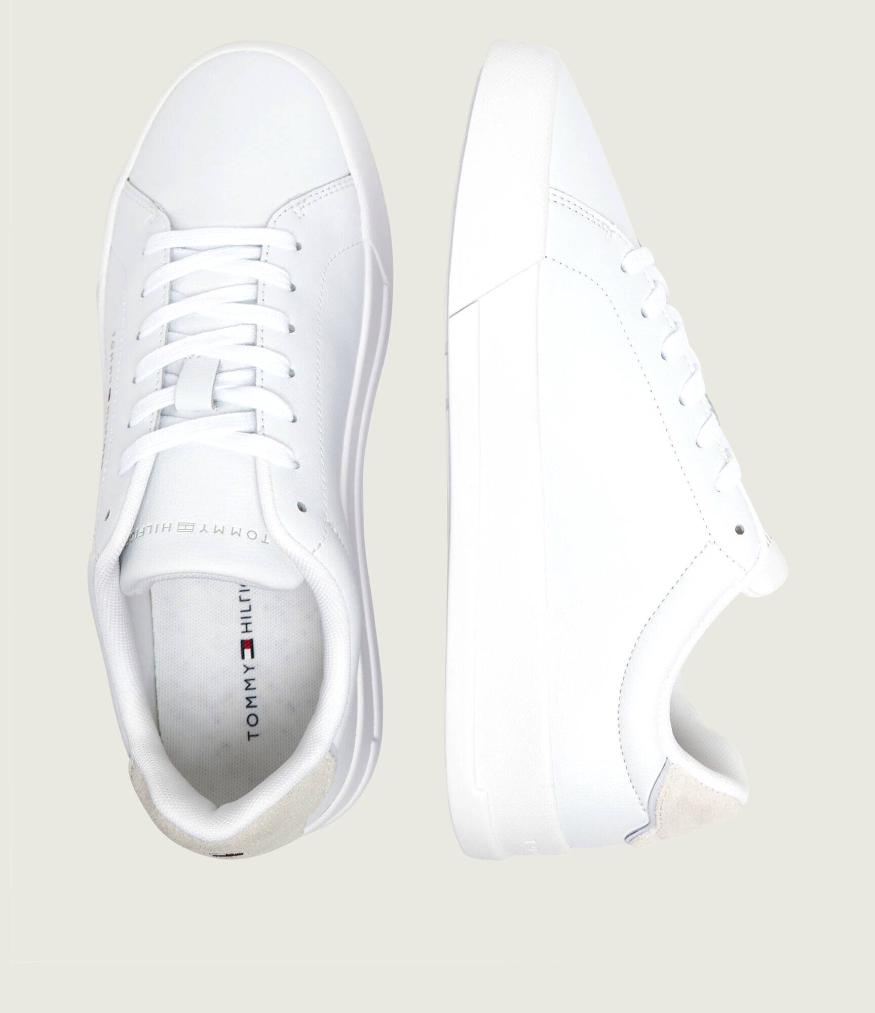 Tommy Hilfiger Teniși din piele Court Core | piele întoarsă