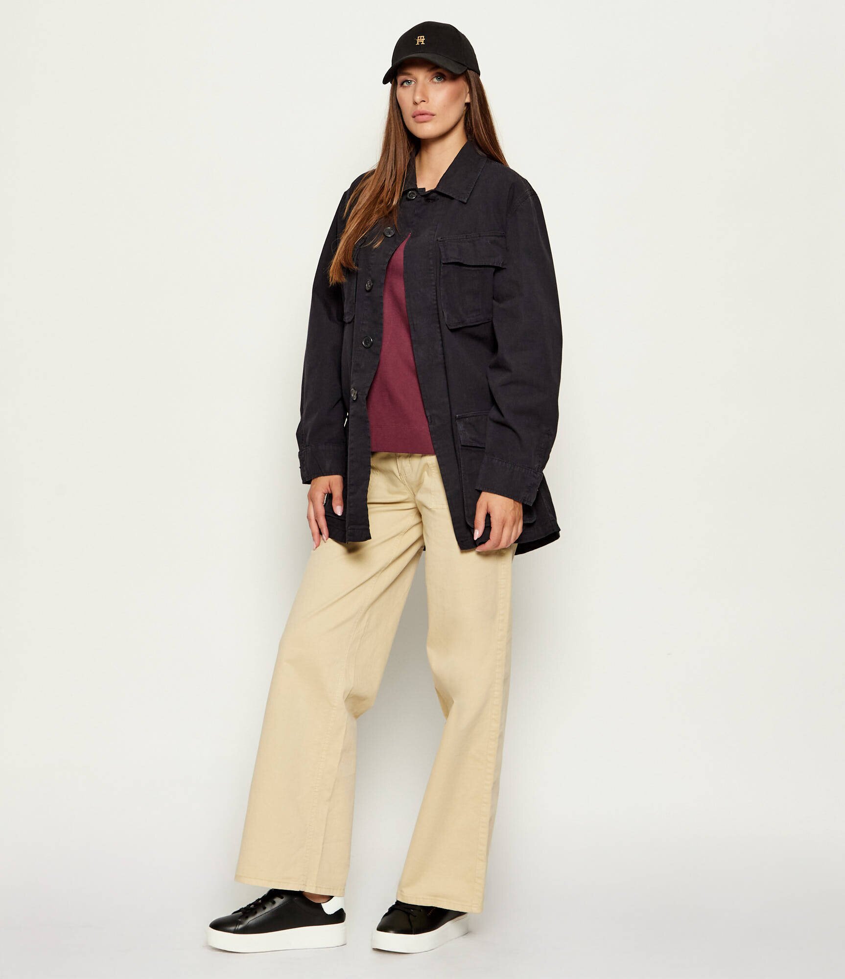 Tommy Hilfiger Teniși din piele Cupsole