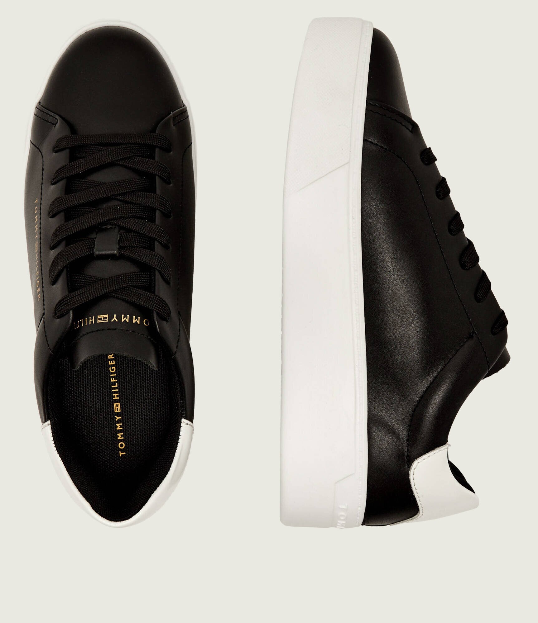 Tommy Hilfiger Teniși din piele Cupsole