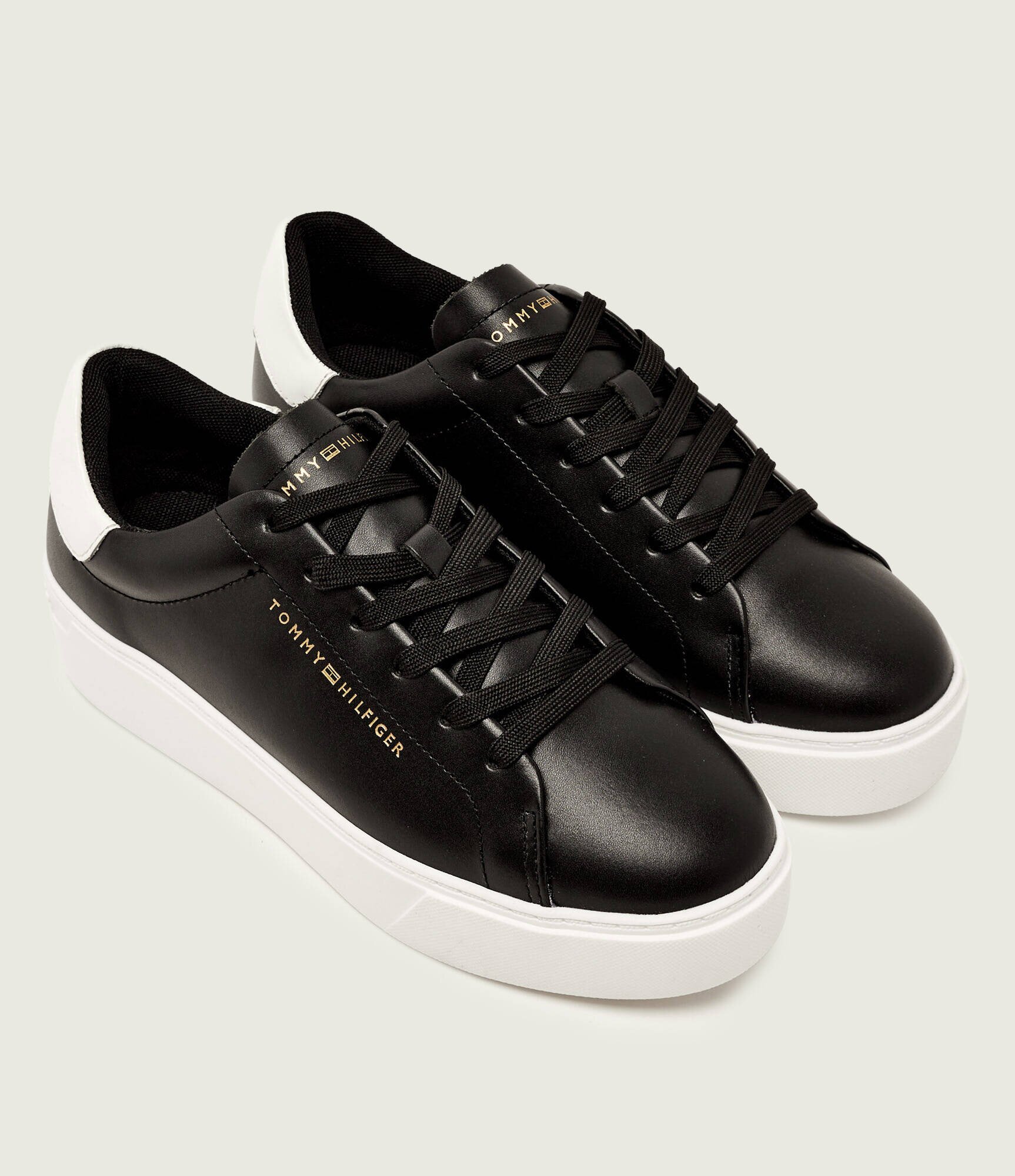 Tommy Hilfiger Teniși din piele Cupsole