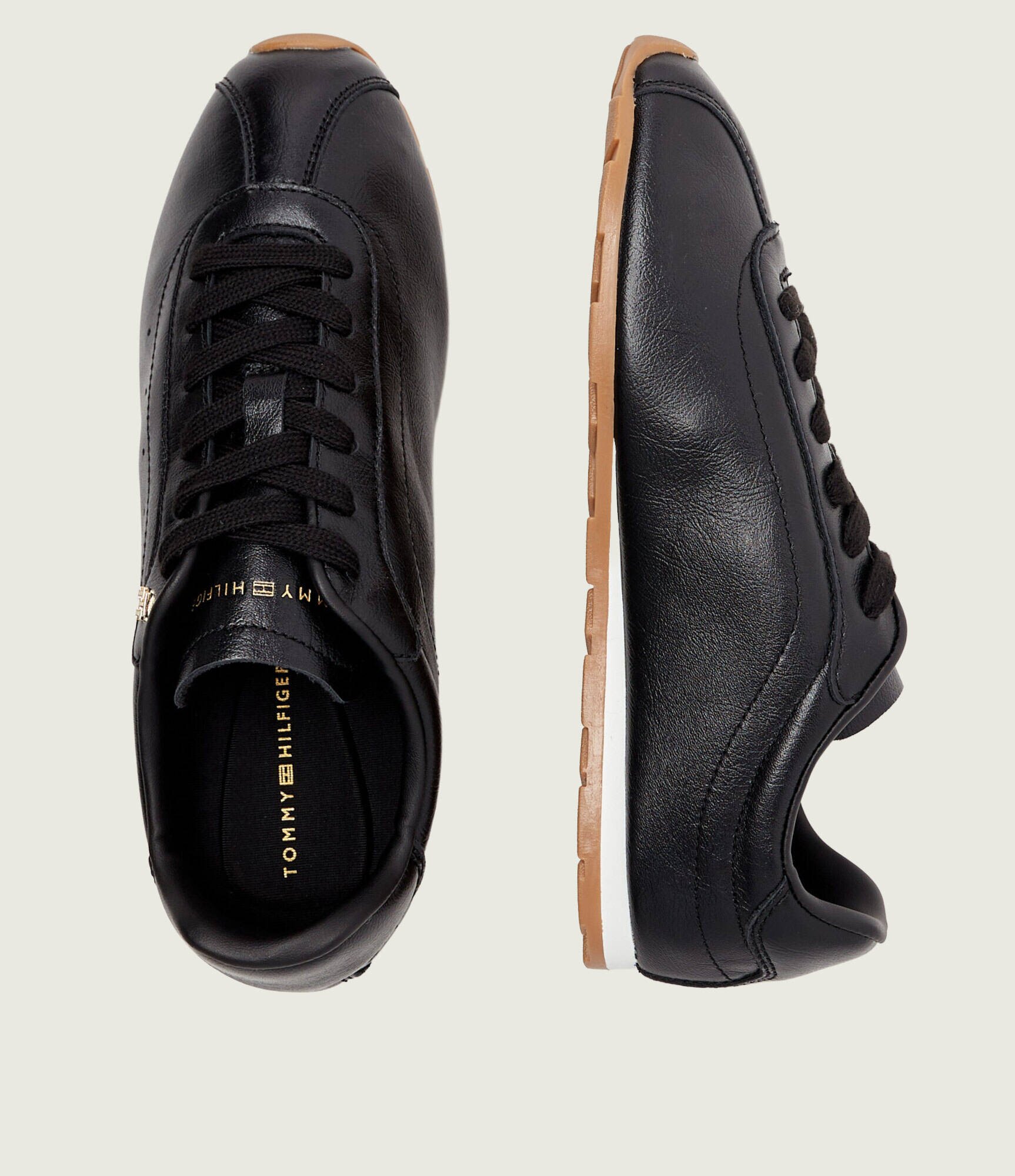 Tommy Hilfiger Teniși din piele LOW PROFILE RUNNER