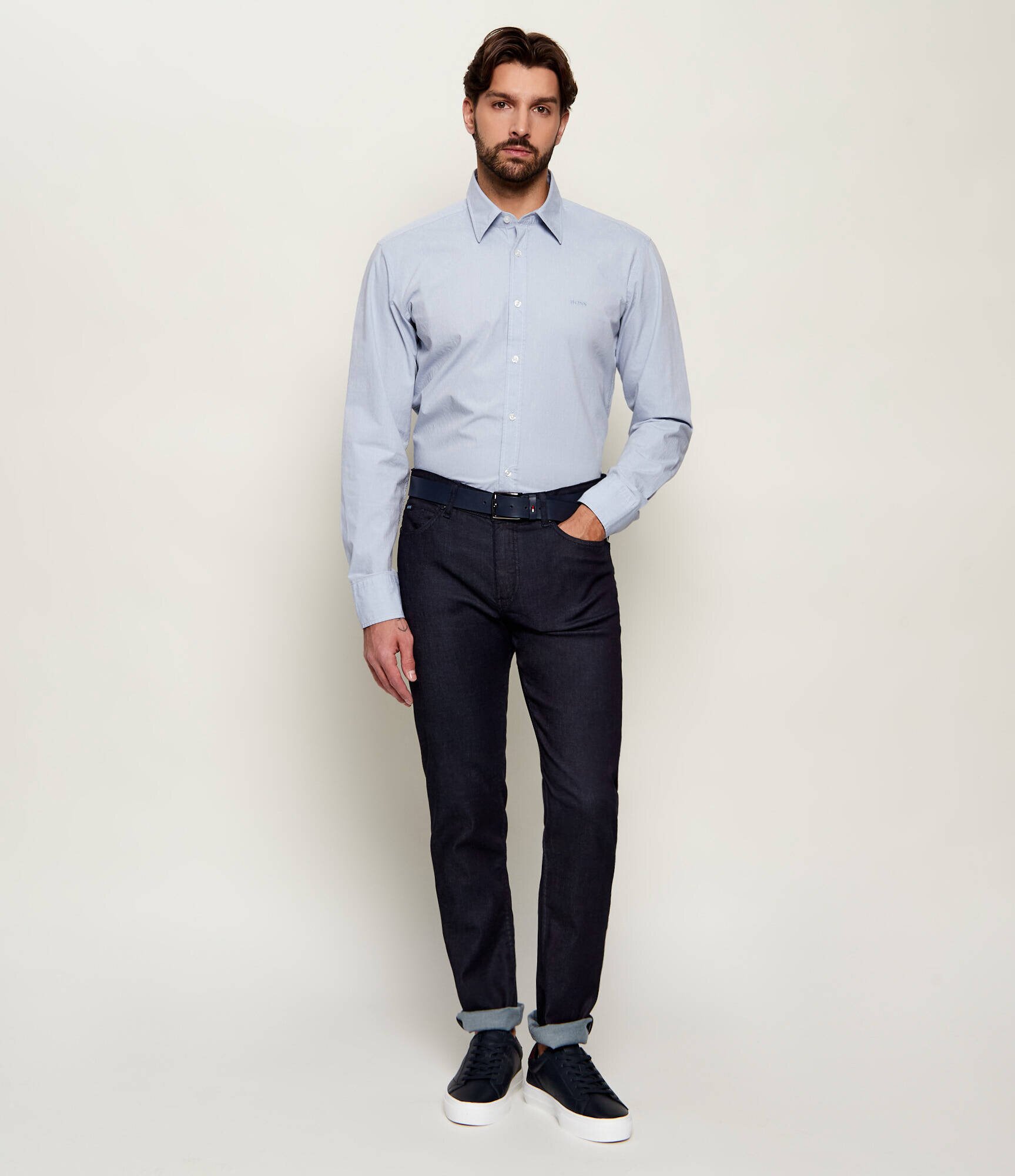Tommy Hilfiger Teniși din piele PREMIUM DRESS