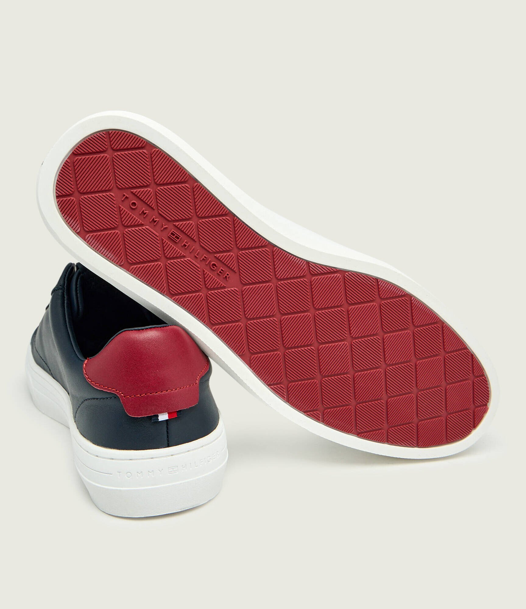 Tommy Hilfiger Teniși din piele PREMIUM DRESS