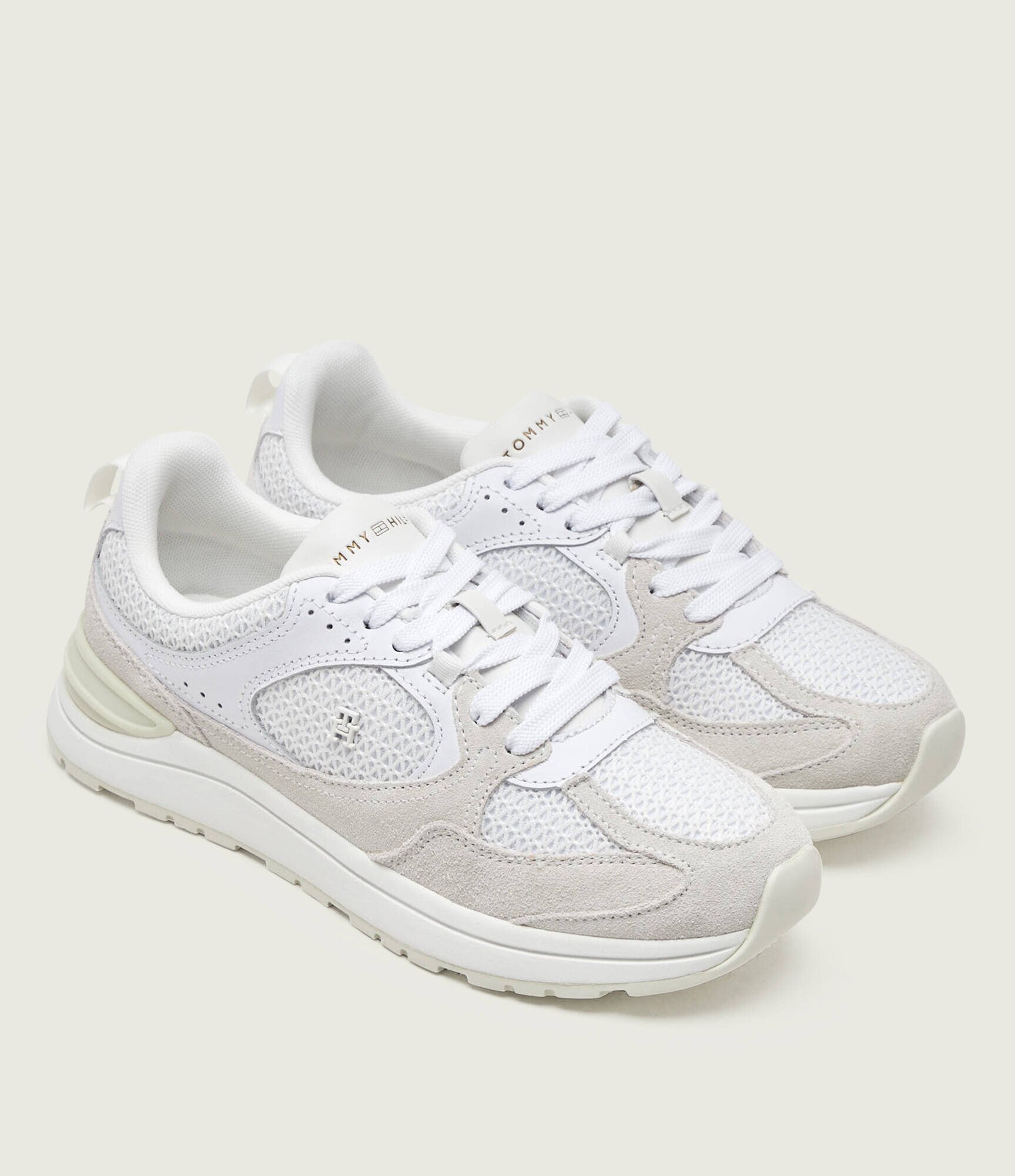 Tommy Hilfiger Teniși din piele Runner | piele întoarsă