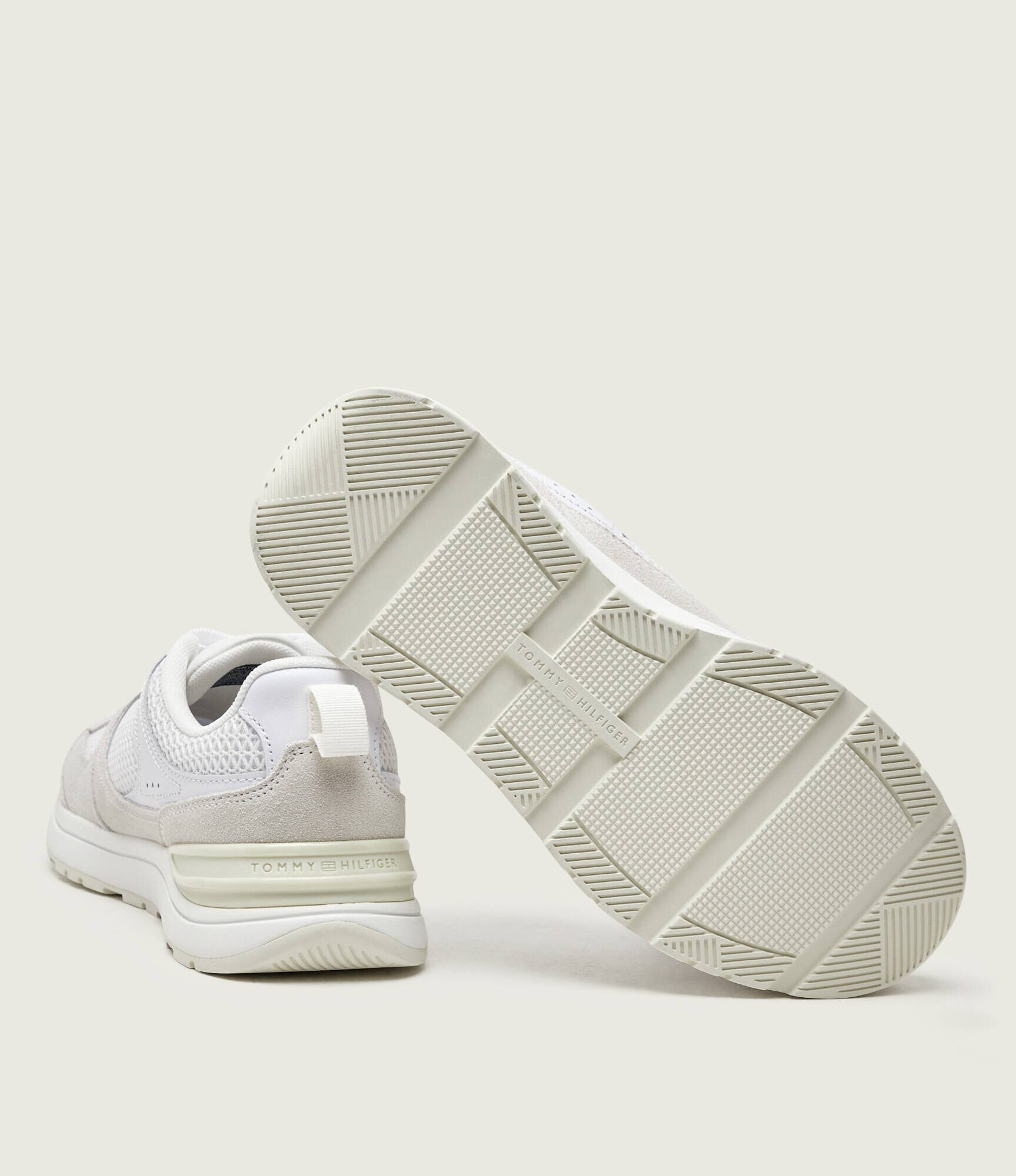 Tommy Hilfiger Teniși din piele Runner | piele întoarsă