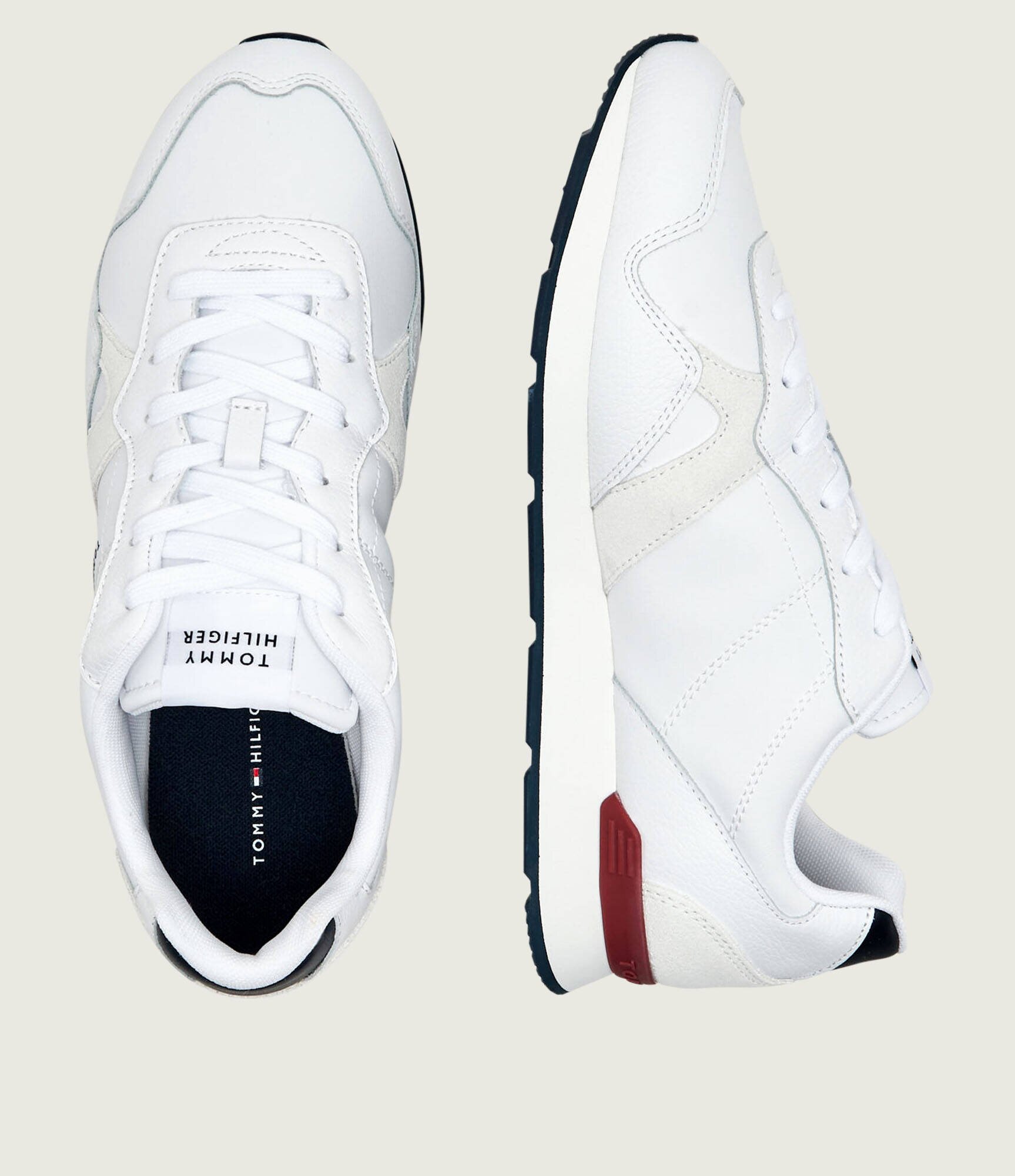 Tommy Hilfiger Teniși din piele T Hilfiger Core Lth Runner | piele întoarsă