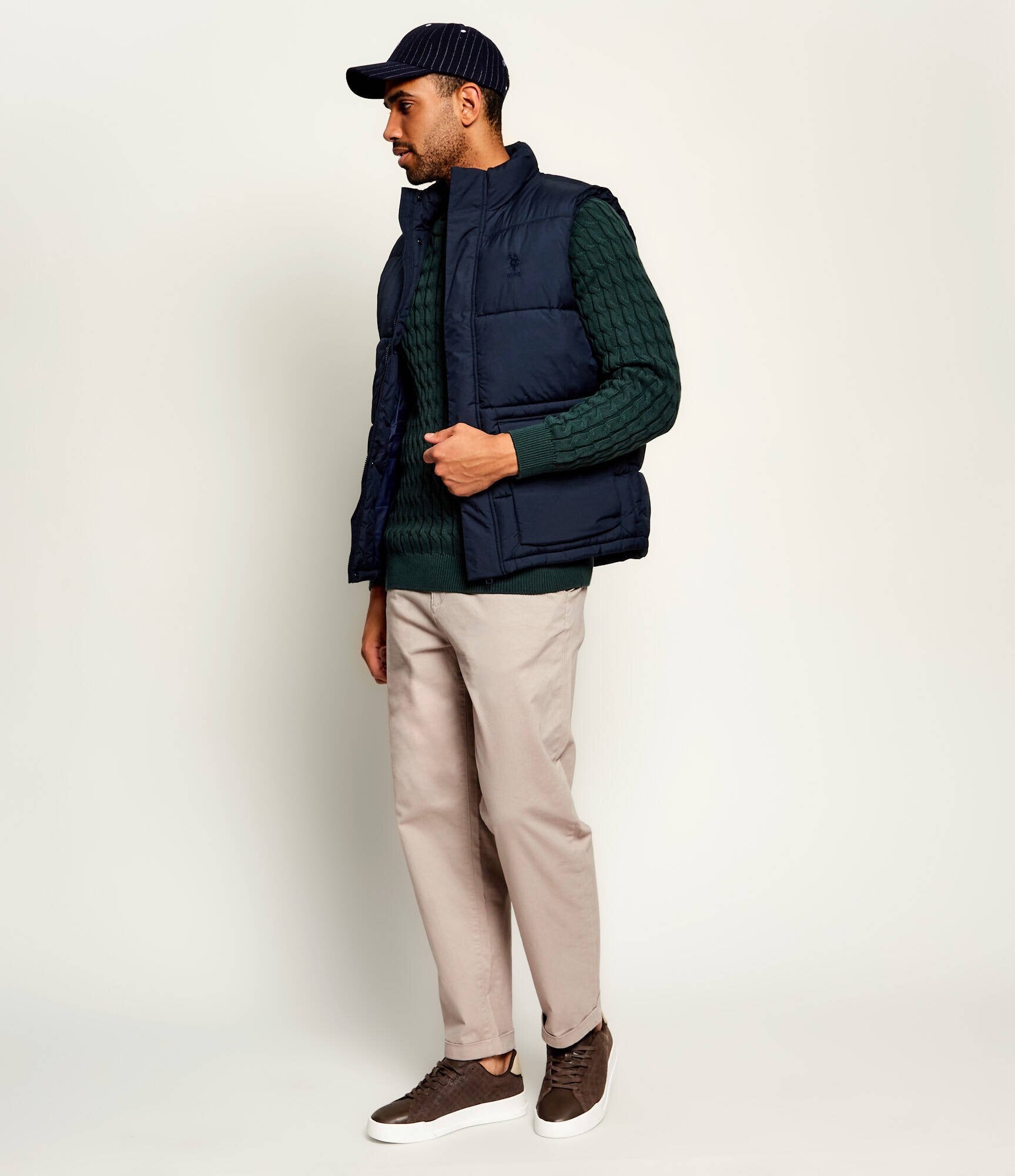 Tommy Hilfiger Teniși din piele TH Court Lth Mix Monogram | piele întoarsă