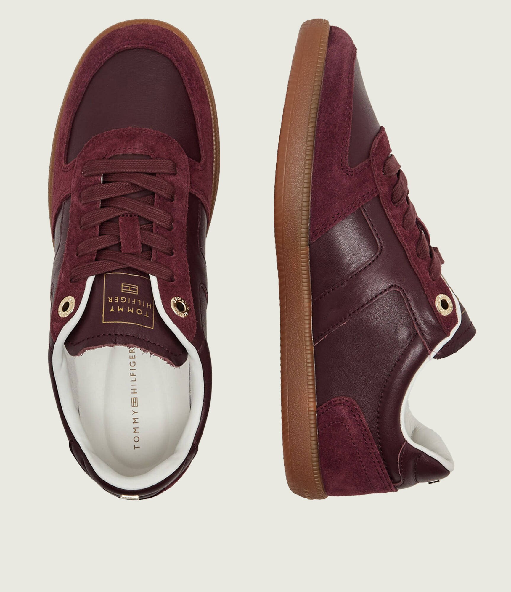 Tommy Hilfiger Teniși din piele Tribeca | piele întoarsă