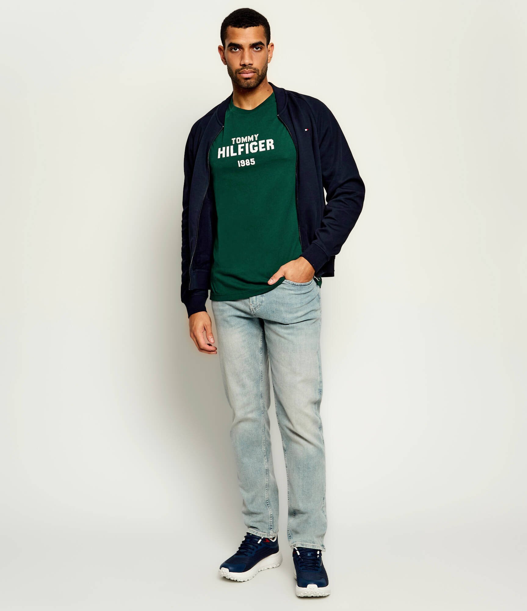 Tommy Hilfiger Tricou Brand Love Stack | regular fit