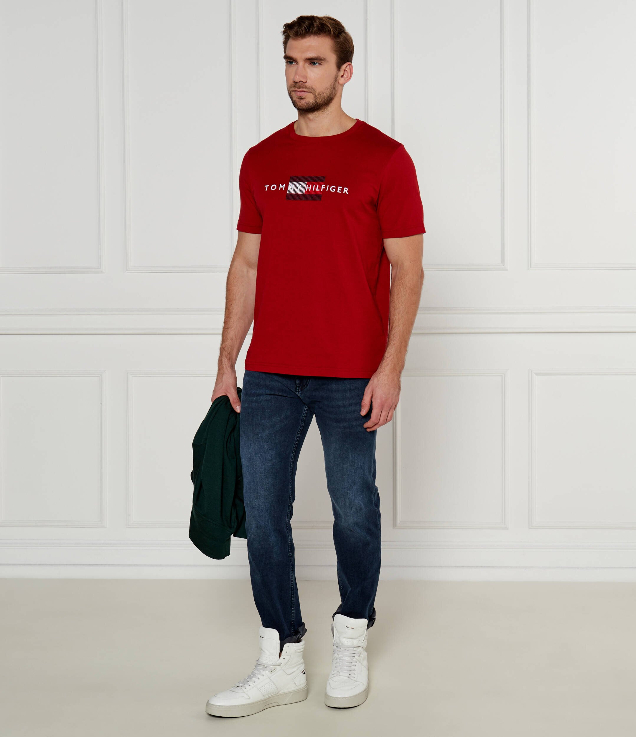 Tommy Hilfiger Tricou FLAG EMBRO | Regular Fit