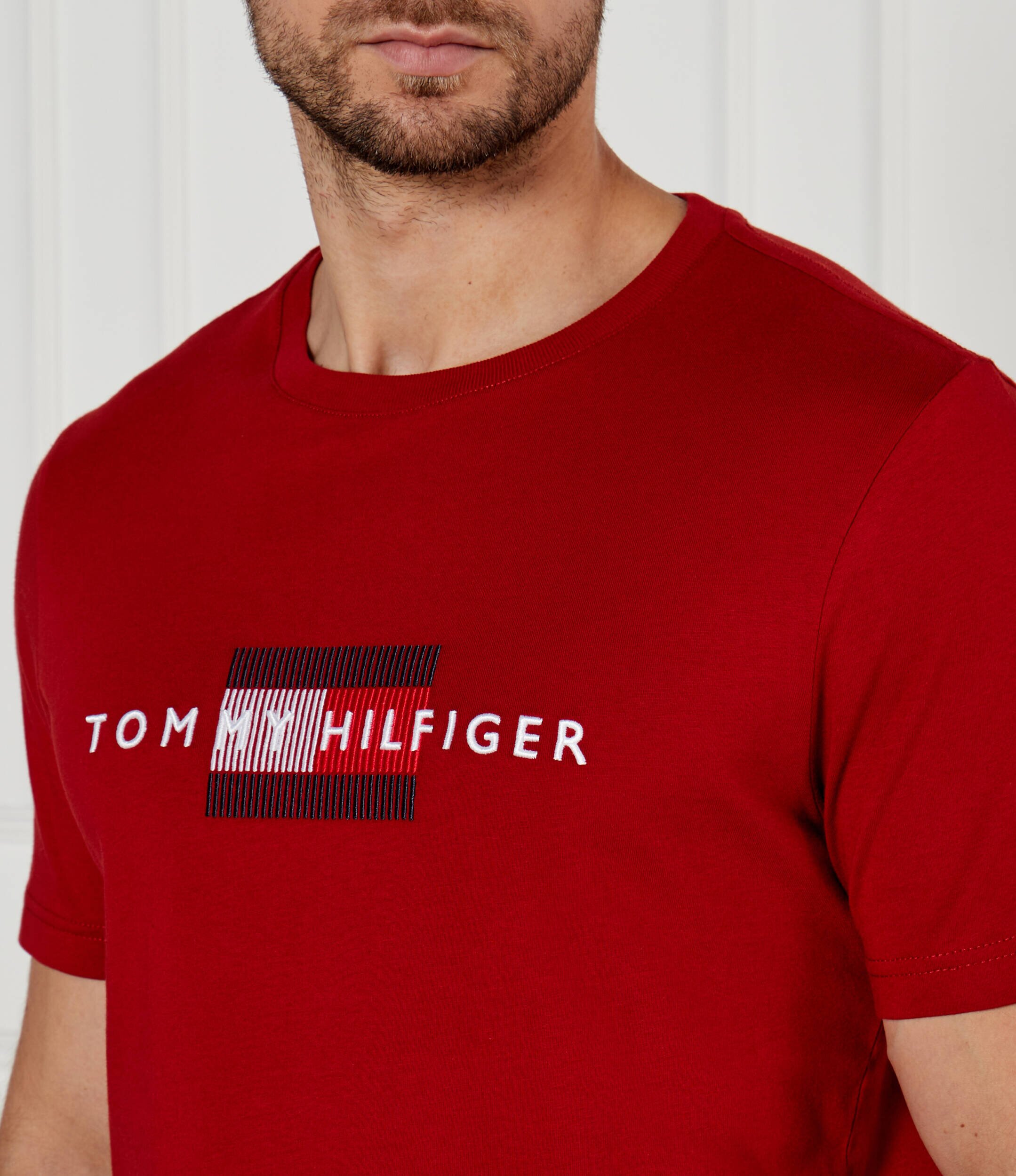Tommy Hilfiger Tricou FLAG EMBRO | Regular Fit