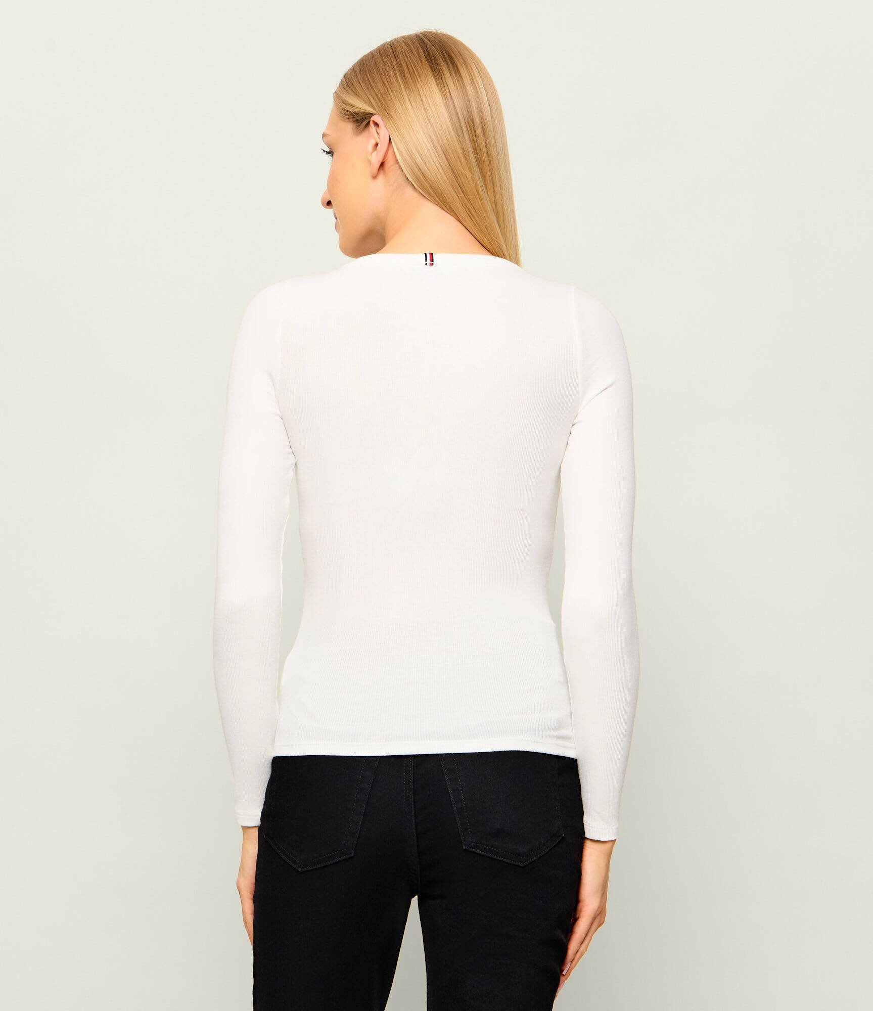 Tommy Jeans Bluză Henley | Slim Fit
