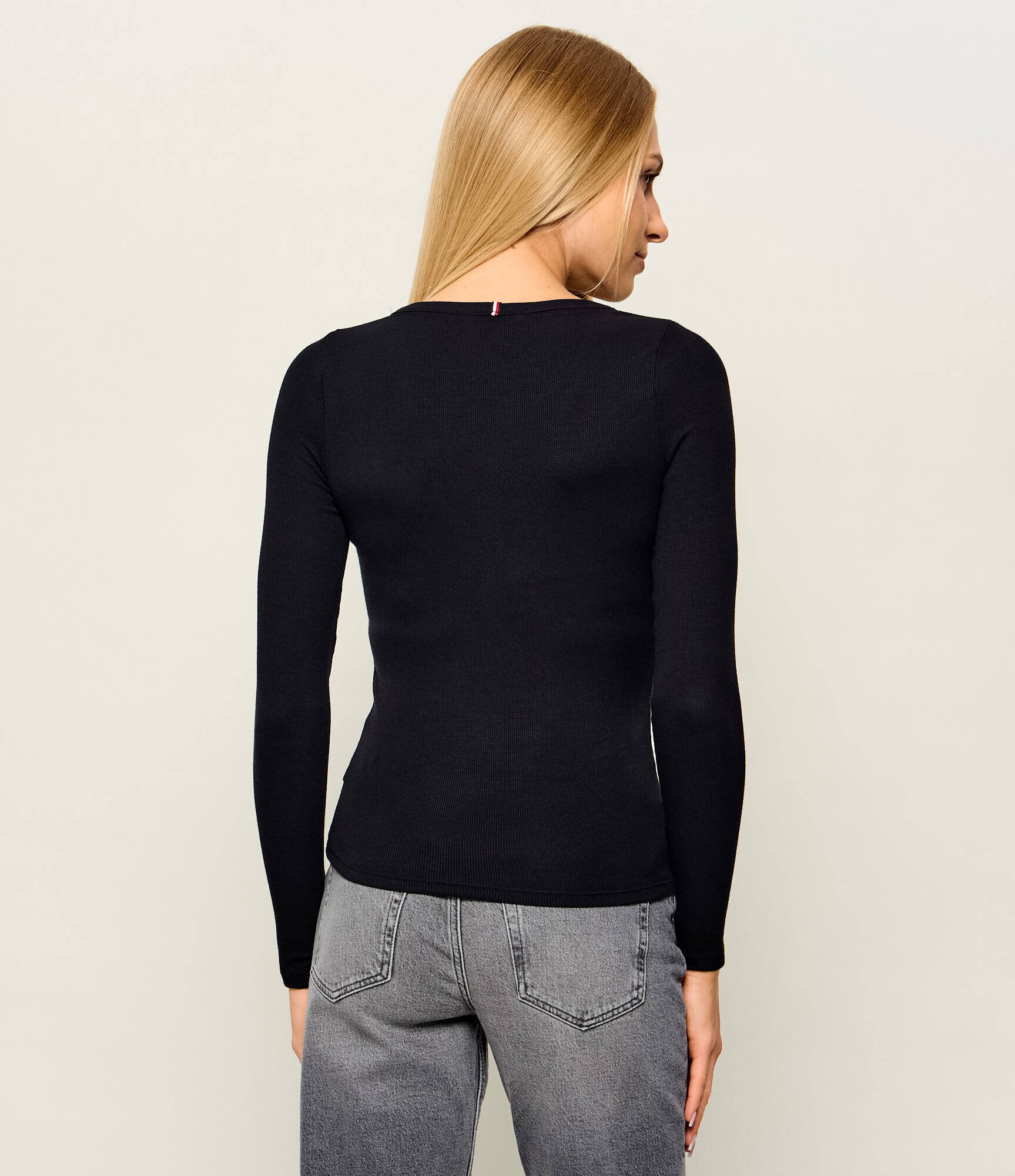 Tommy Jeans Bluză Henley | Slim Fit