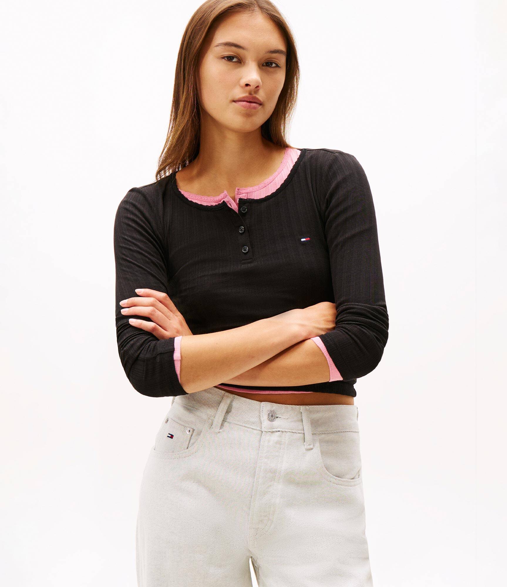 Tommy Jeans Bluză | Slim Fit