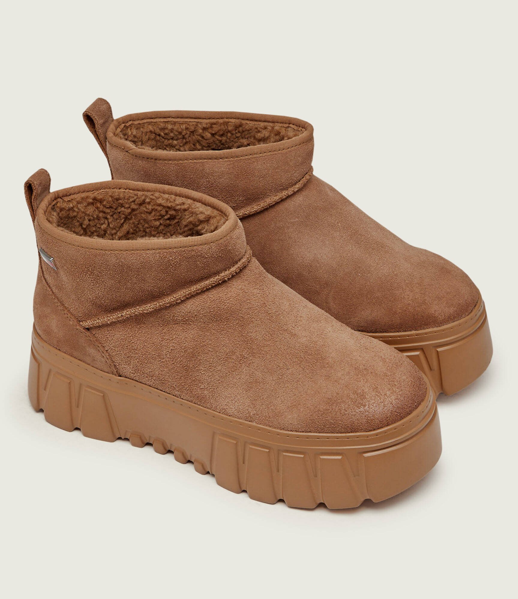 Tommy Jeans Bocanci | piele întoarsă