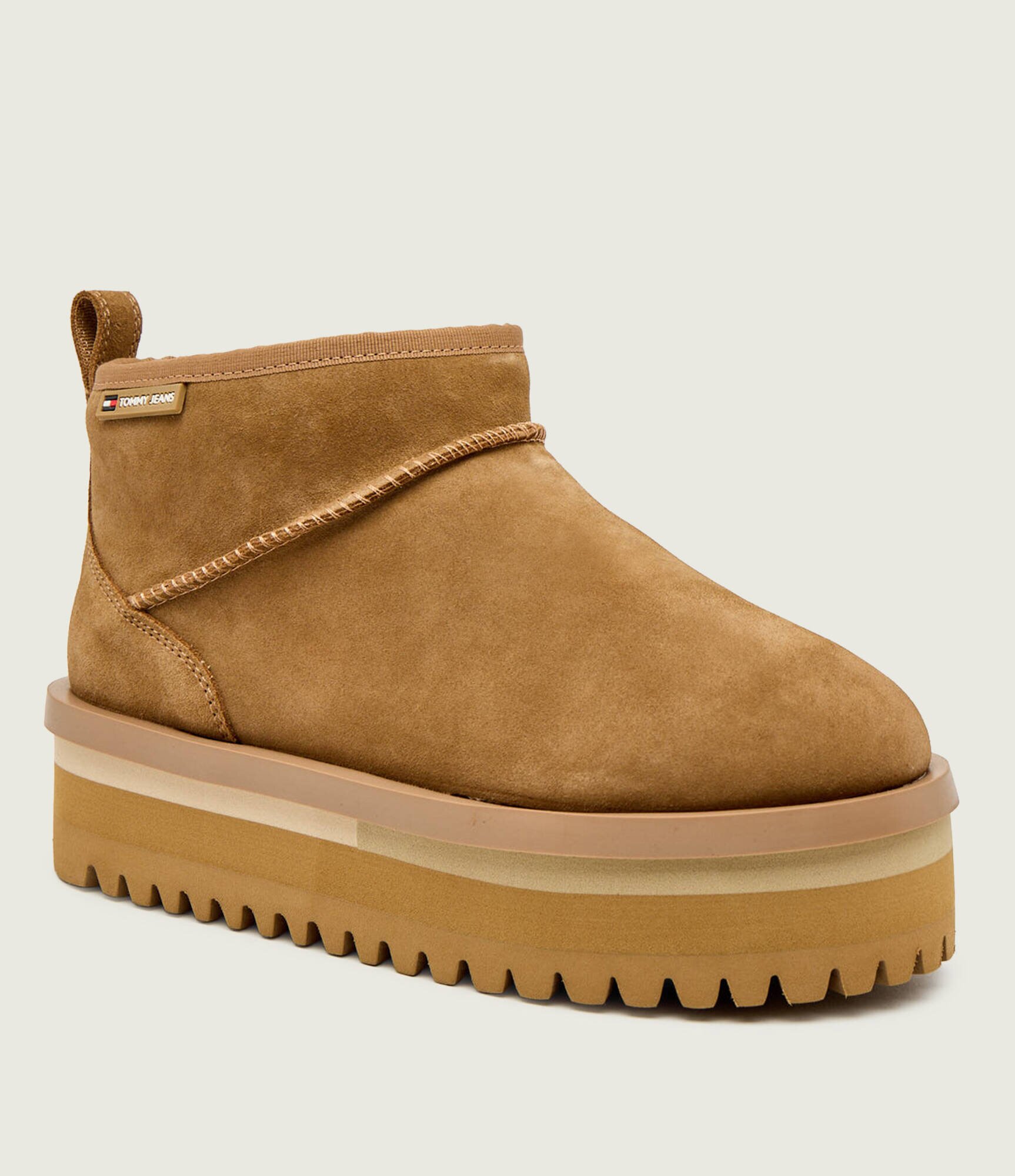 Tommy Jeans Bocanci | piele întoarsă