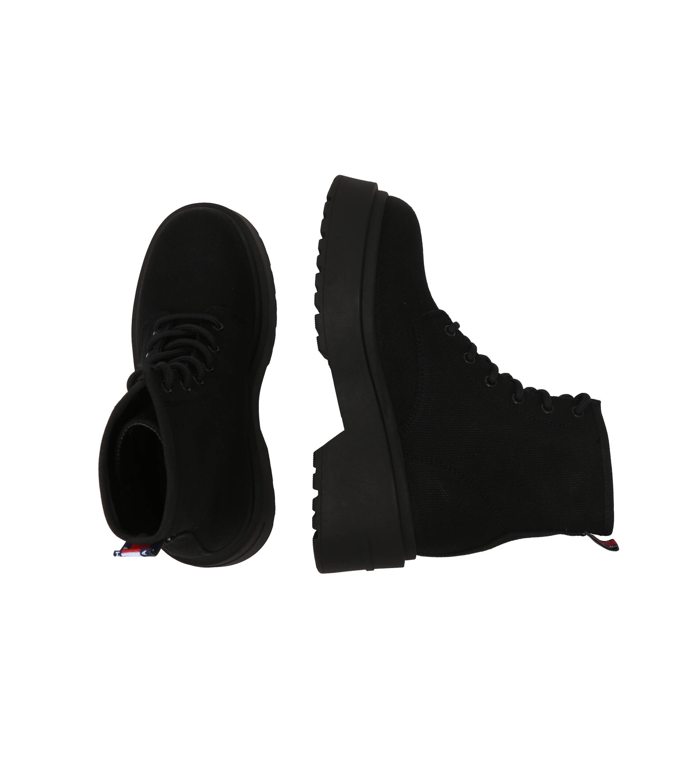 Tommy Jeans Botine cu adaos de piele