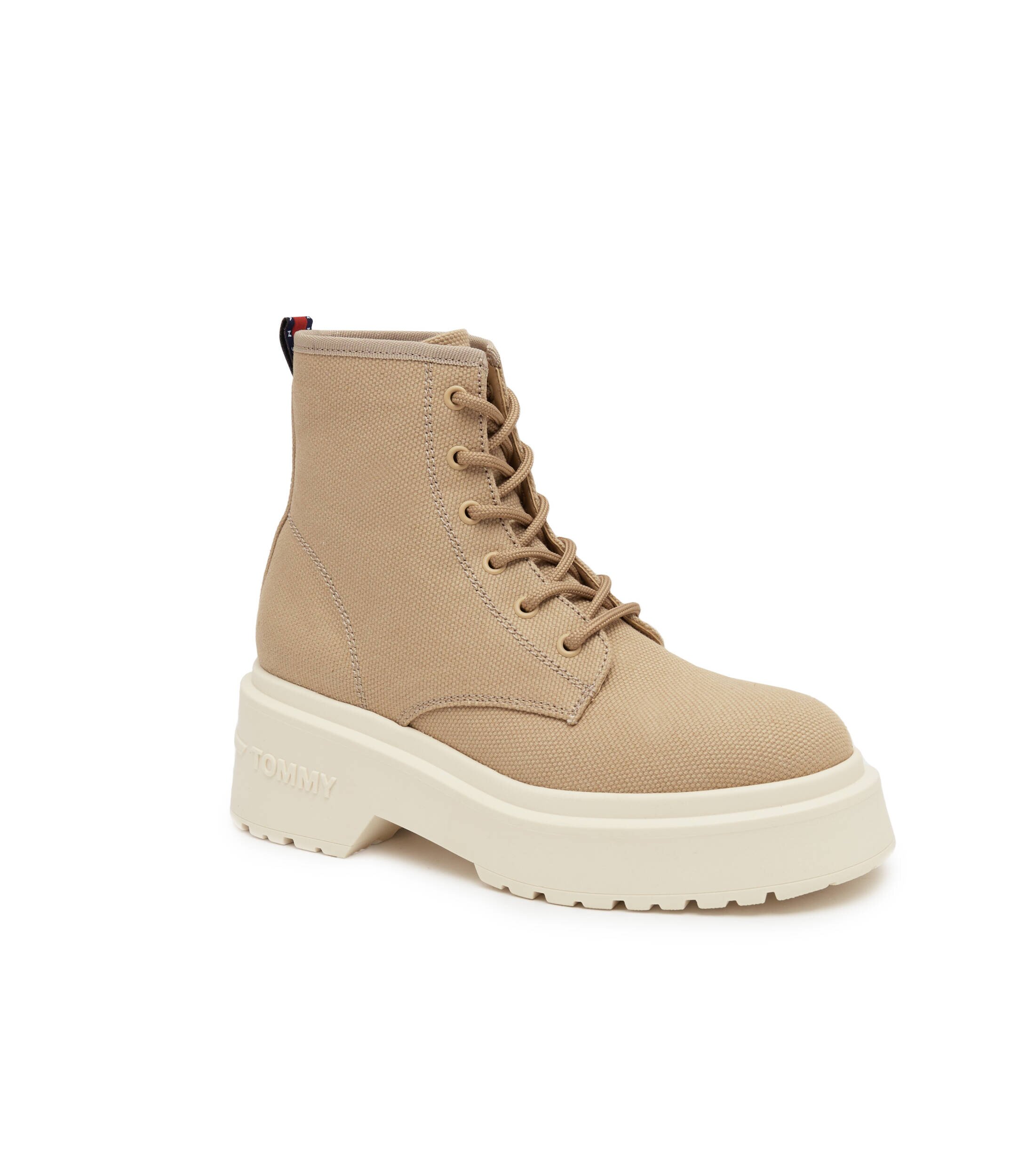 Tommy Jeans Botine cu adaos de piele