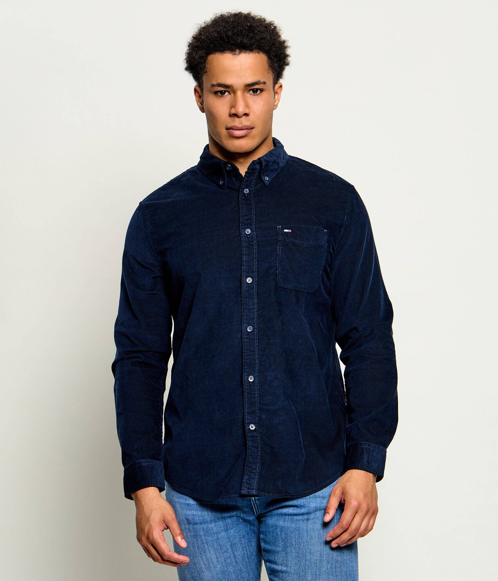 Tommy Jeans Cămașă | regular fit | catifea reiată