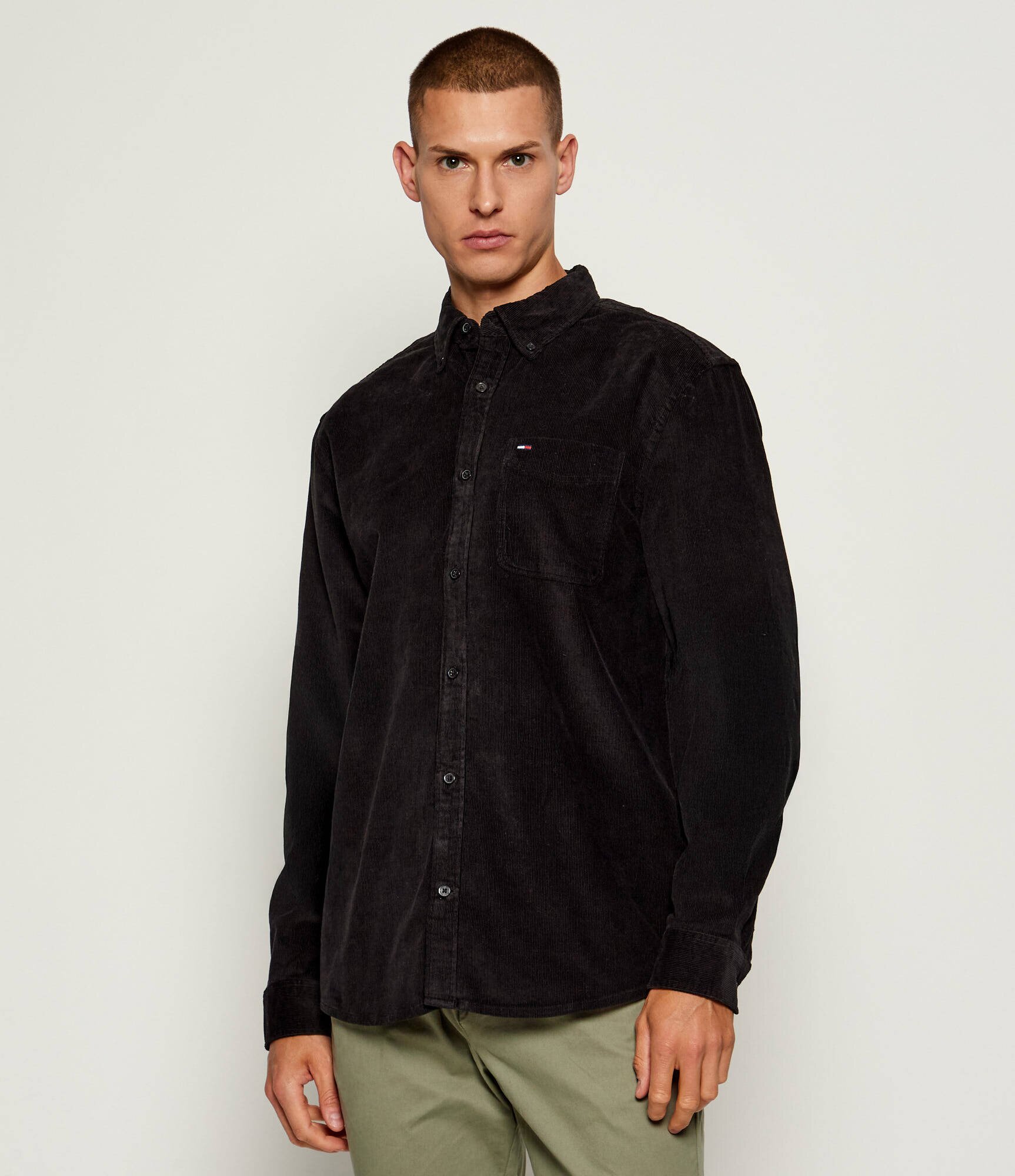 Tommy Jeans Cămașă | regular fit | catifea reiată