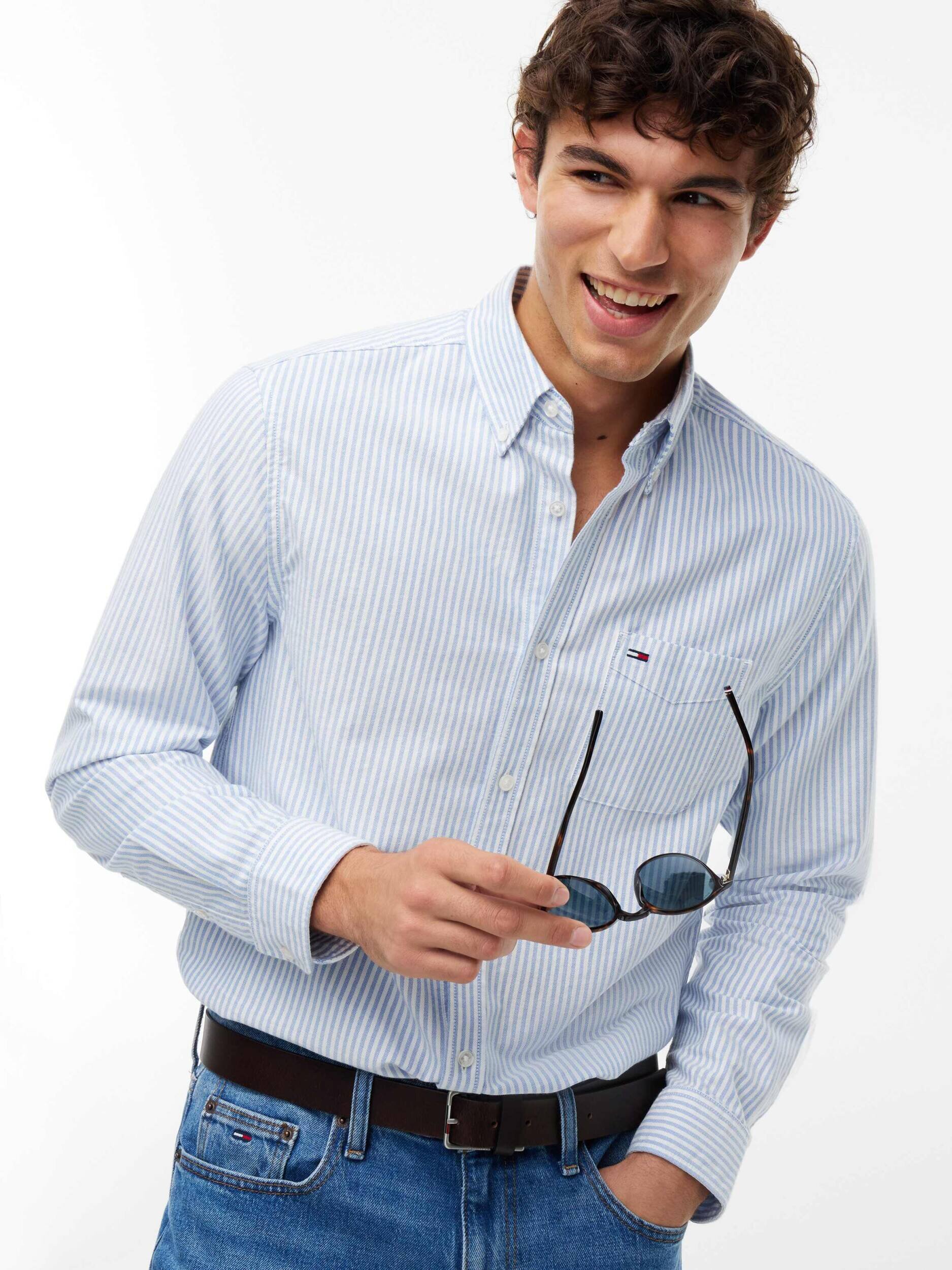 Tommy Jeans Cămașă | regular fit oxford