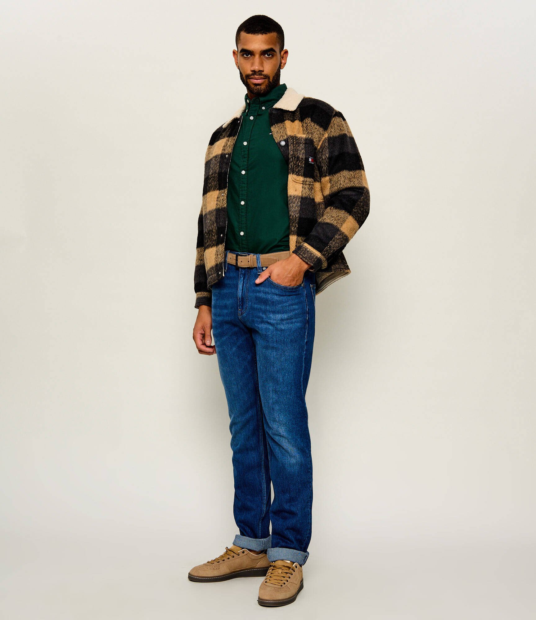 Tommy Jeans Cămașă | regular fit oxford