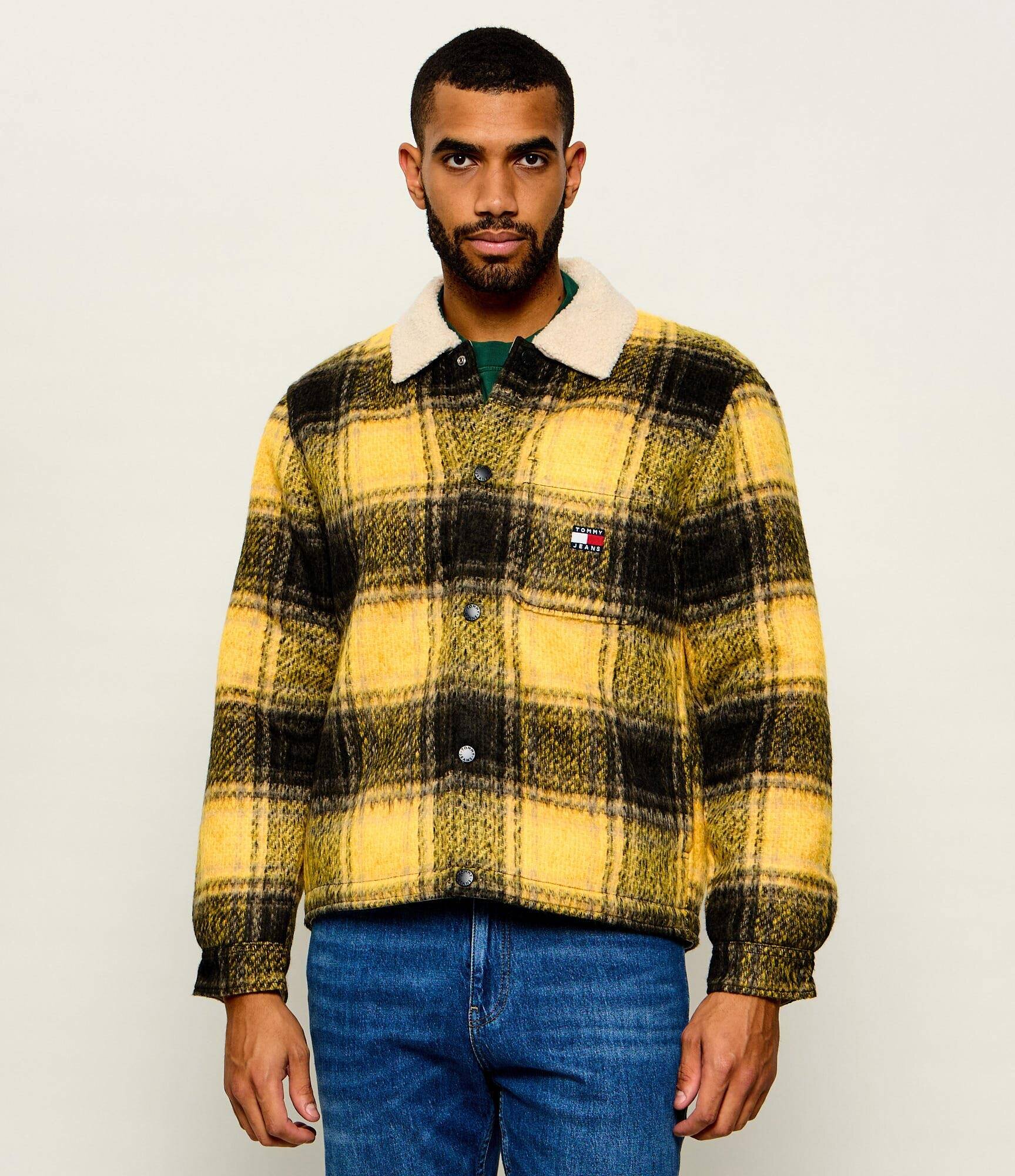Tommy Jeans Căptușită geacă | Oversize fit | shearling