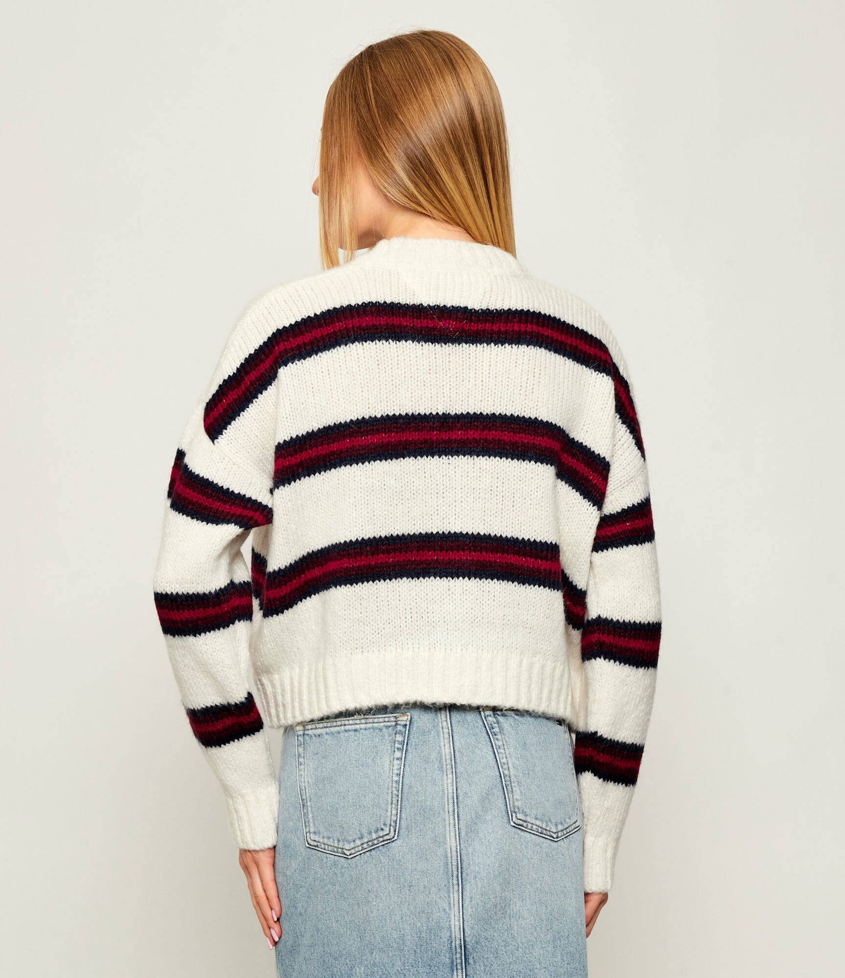 Tommy Jeans Cardigan | Loose fit cu adaos de lână