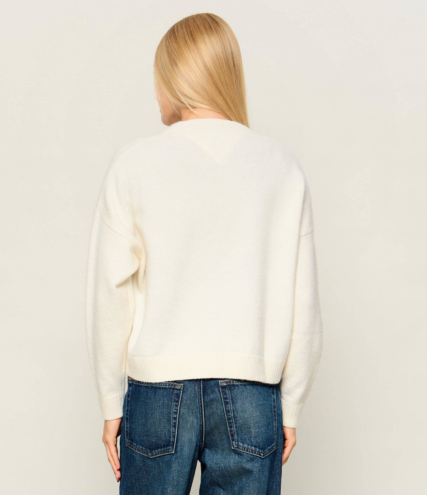 Tommy Jeans Cardigan | Relaxed fit cu adaos de lână